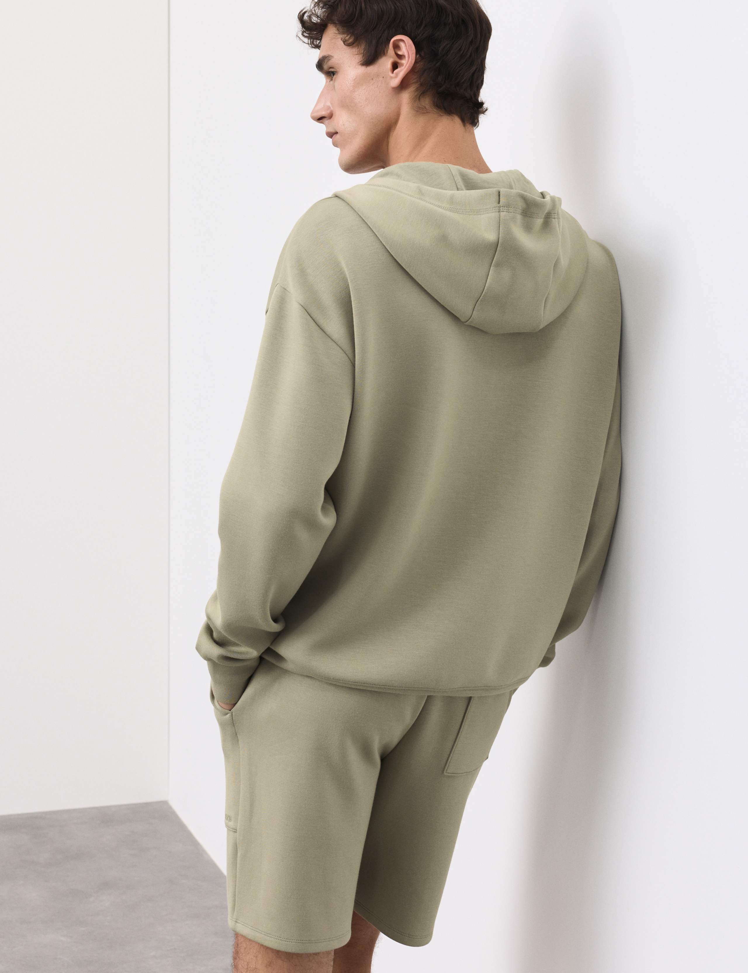 Modal Blend Zip Through Hoodie 6 of 7