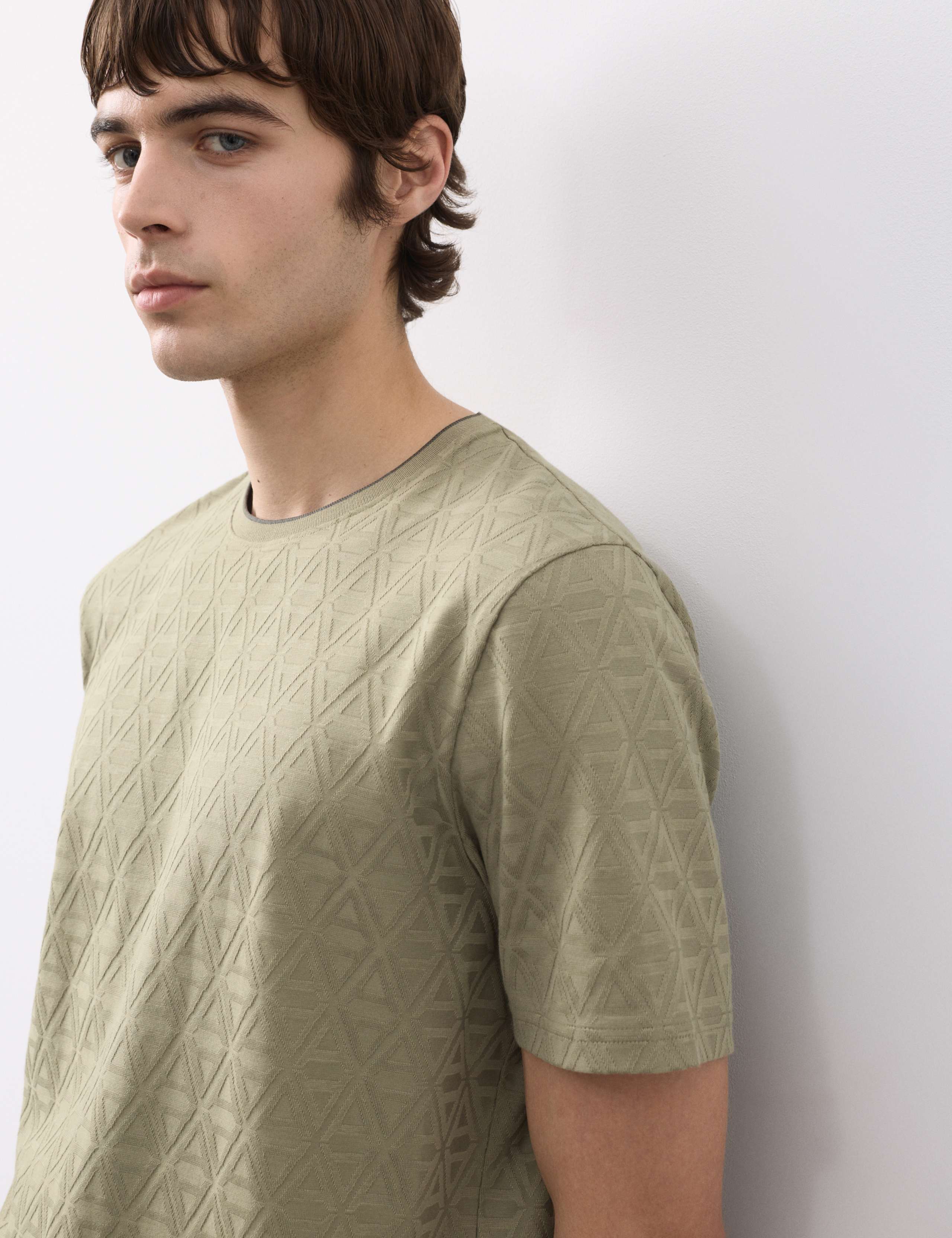 Cotton Rich Textured Loungewear Top 4 of 6