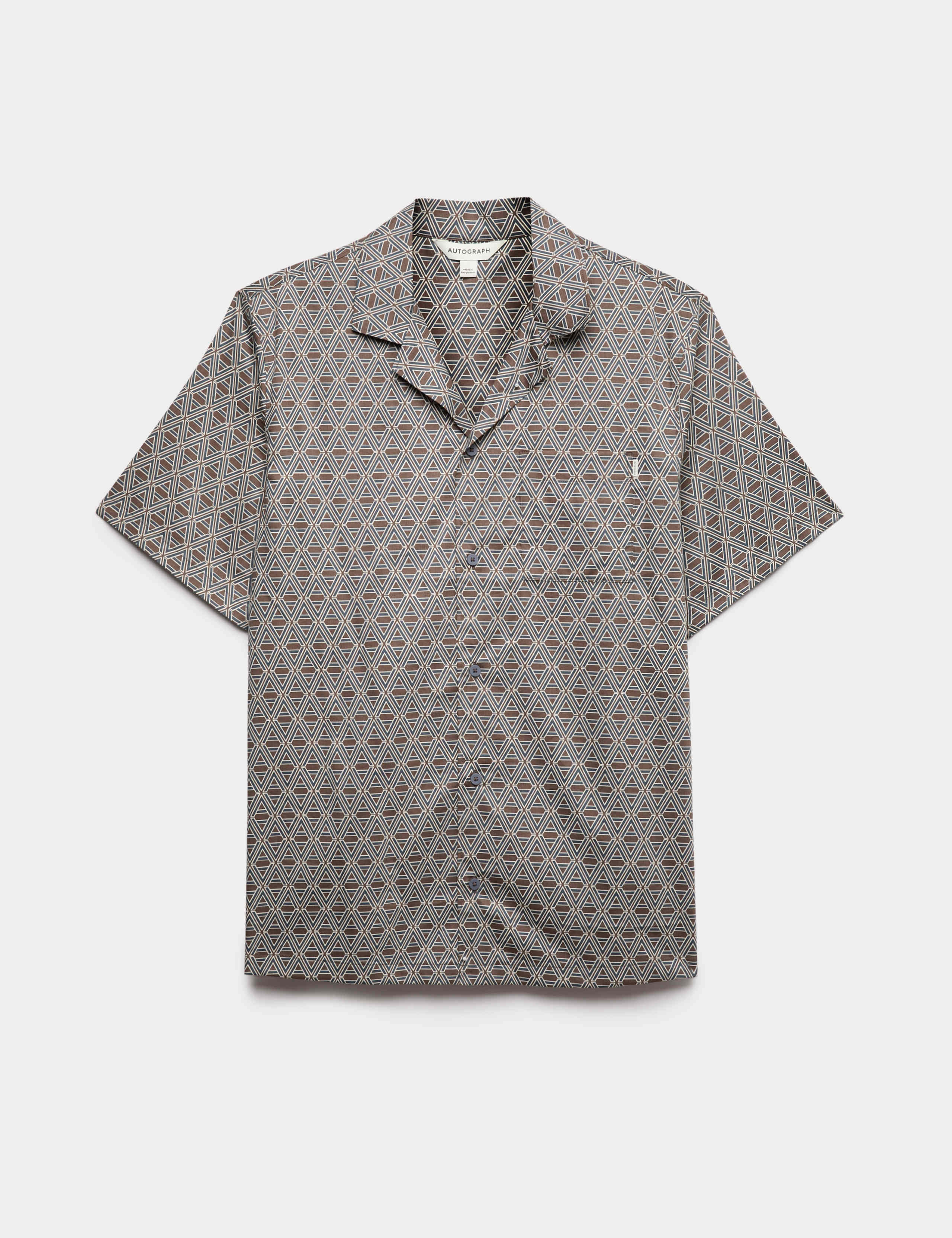 Cotton Rich Printed Pyjama Top 2 of 6