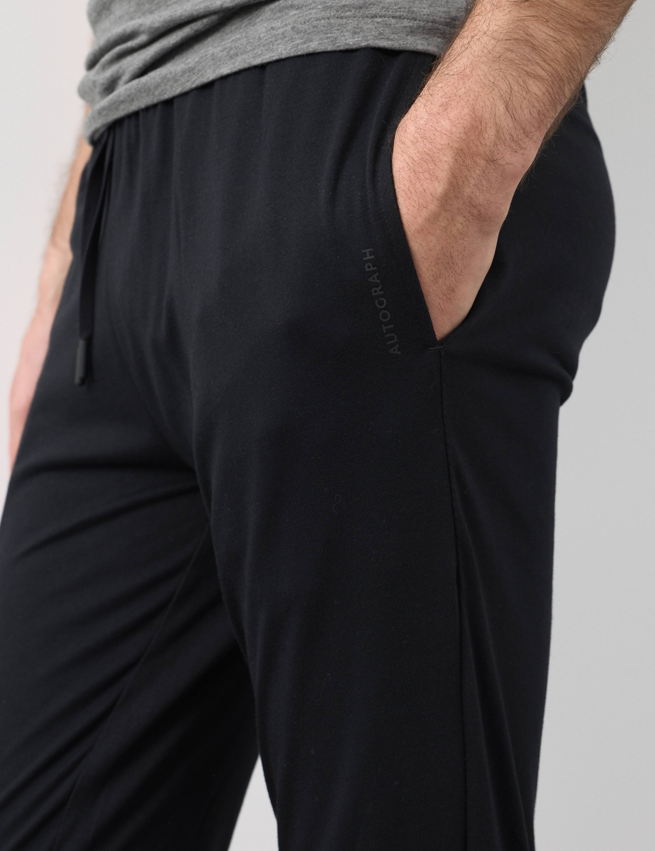 Supima® Cotton Blend Slim Fit Pyjama Bottoms 4 of 6