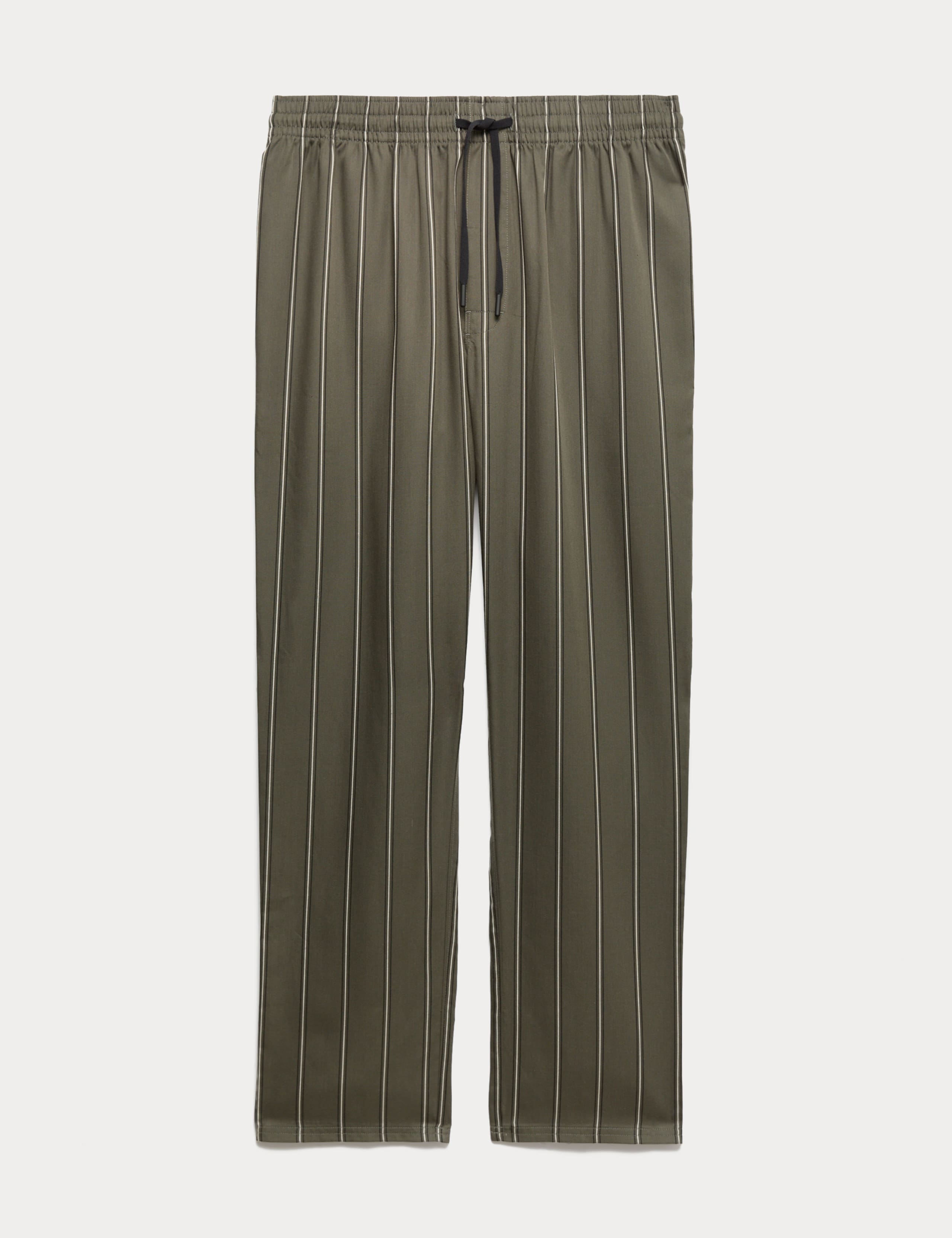 Slim Fit Pure Lyocell Striped Pyjama Bottoms 2 of 5