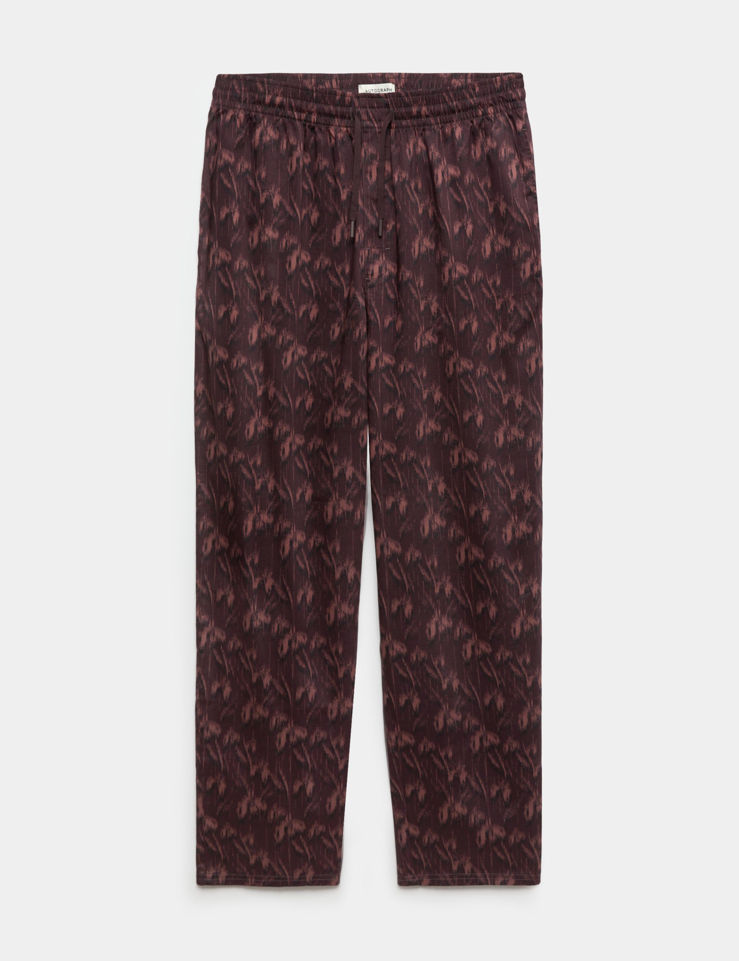 Cotton Rich Patterned Pyjama Bottoms 2 of 6