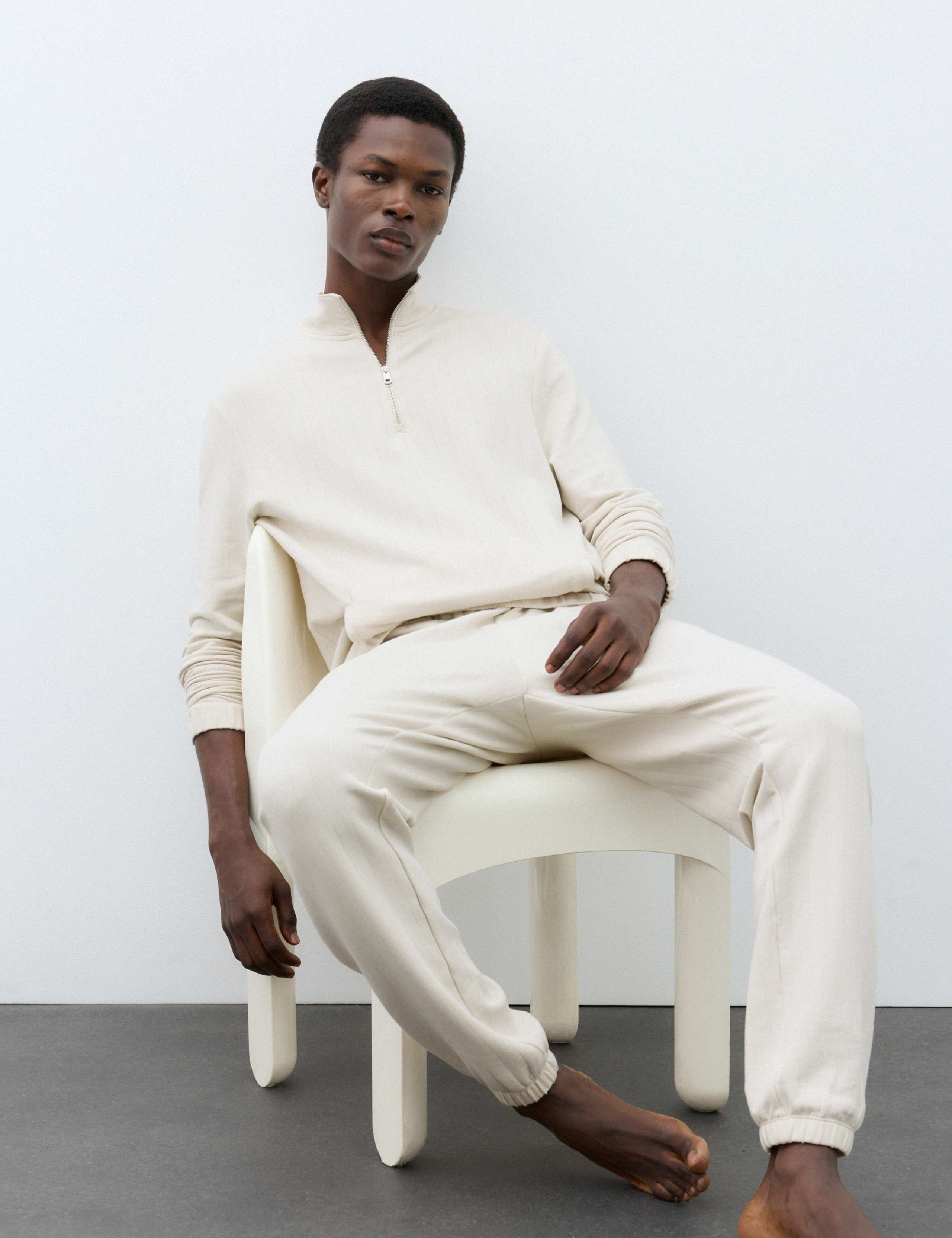 Cotton Modal Blend Drop Needle Pyjama Bottoms 5 of 7
