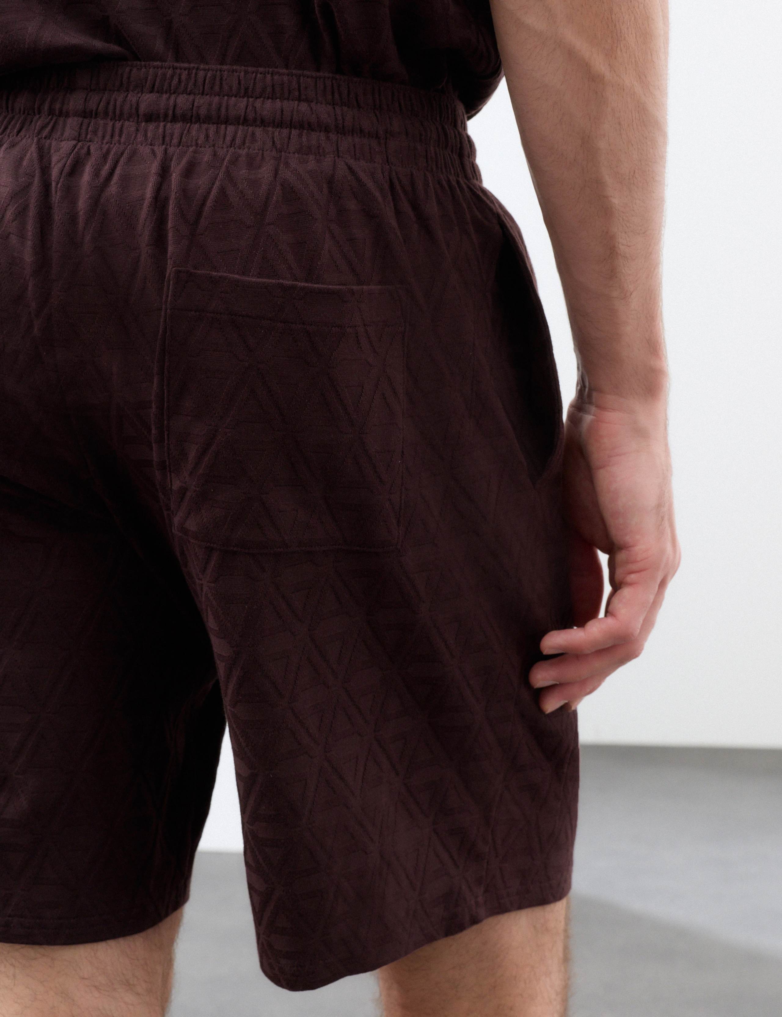 Cotton Rich Jacquard Pyjama Shorts 6 of 7