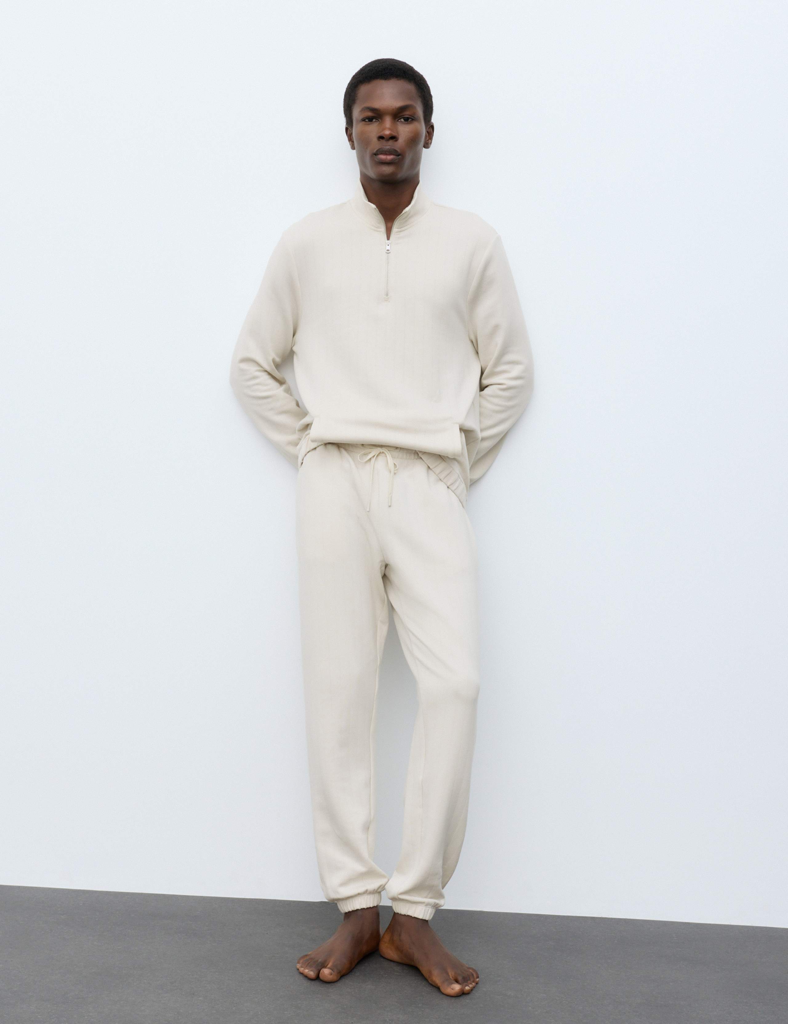 Modal Drop Needle Half Zip 4 of 6