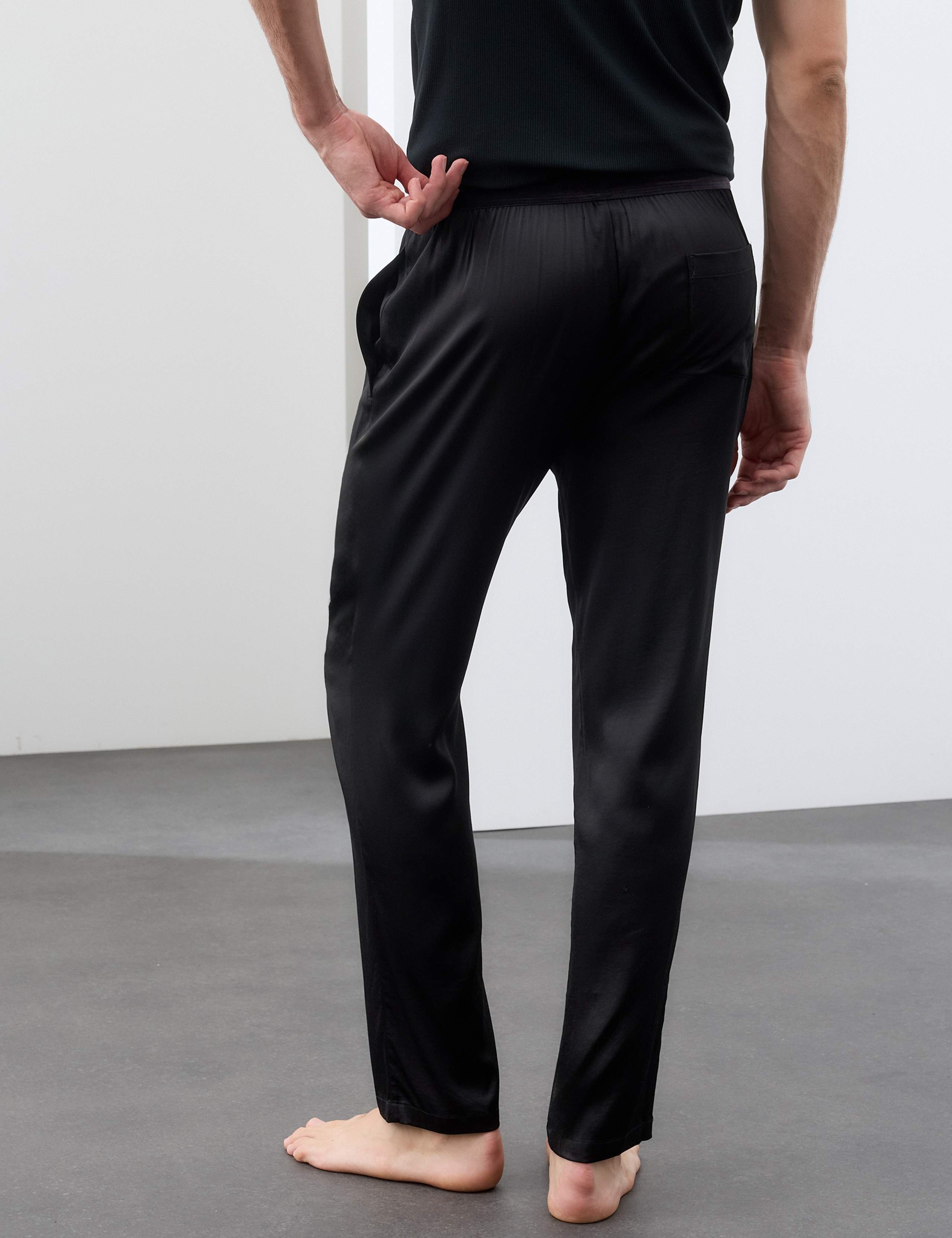 Satin Stretch Pyjama Bottoms 3 of 6