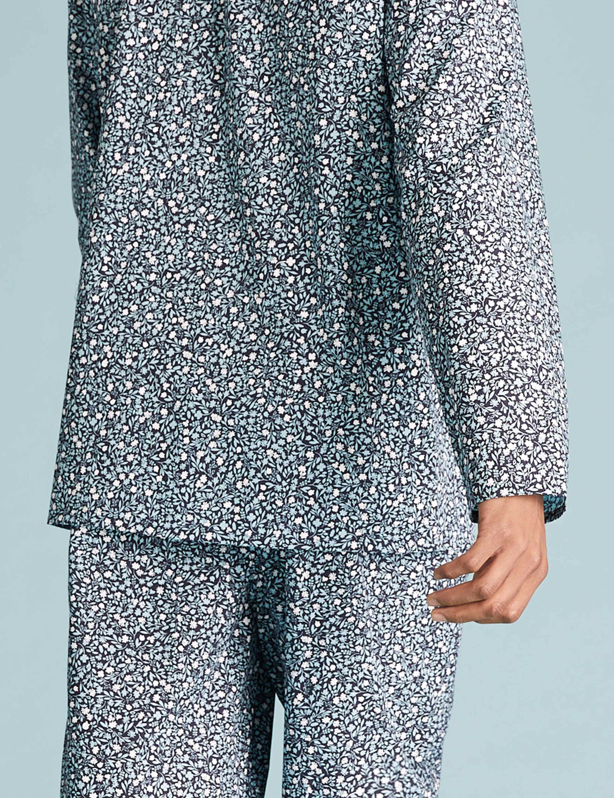 Cotton Ditsy Floral Pyjama Set 6 of 6
