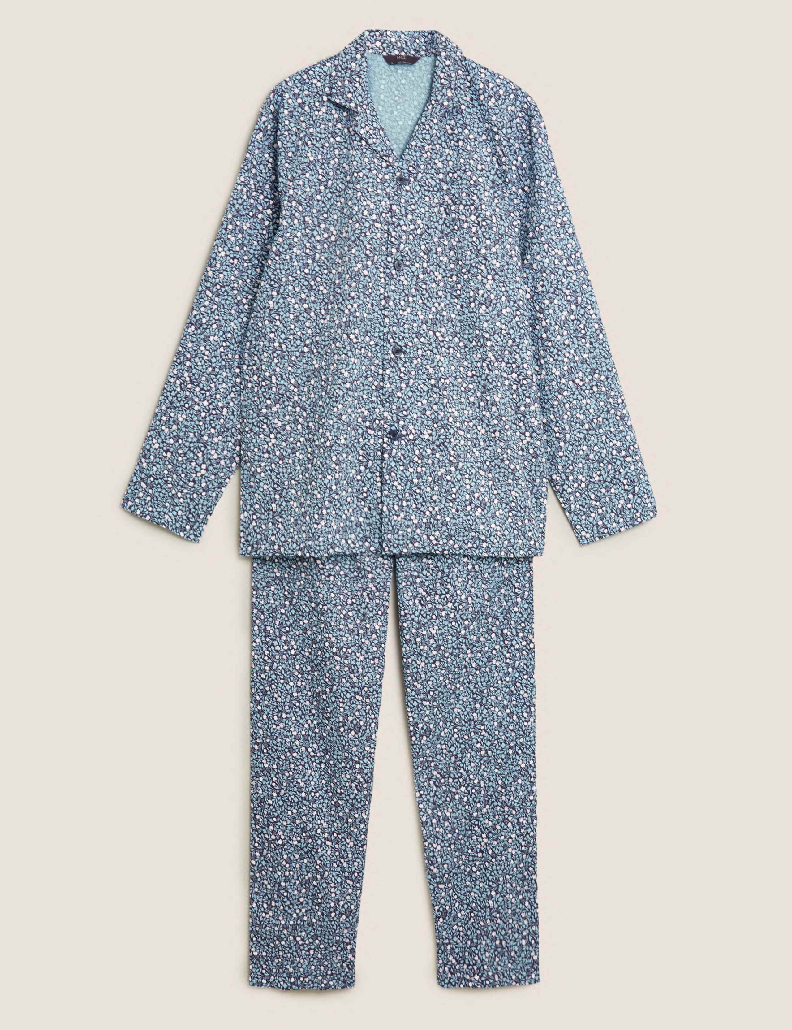 Cotton Ditsy Floral Pyjama Set 2 of 6