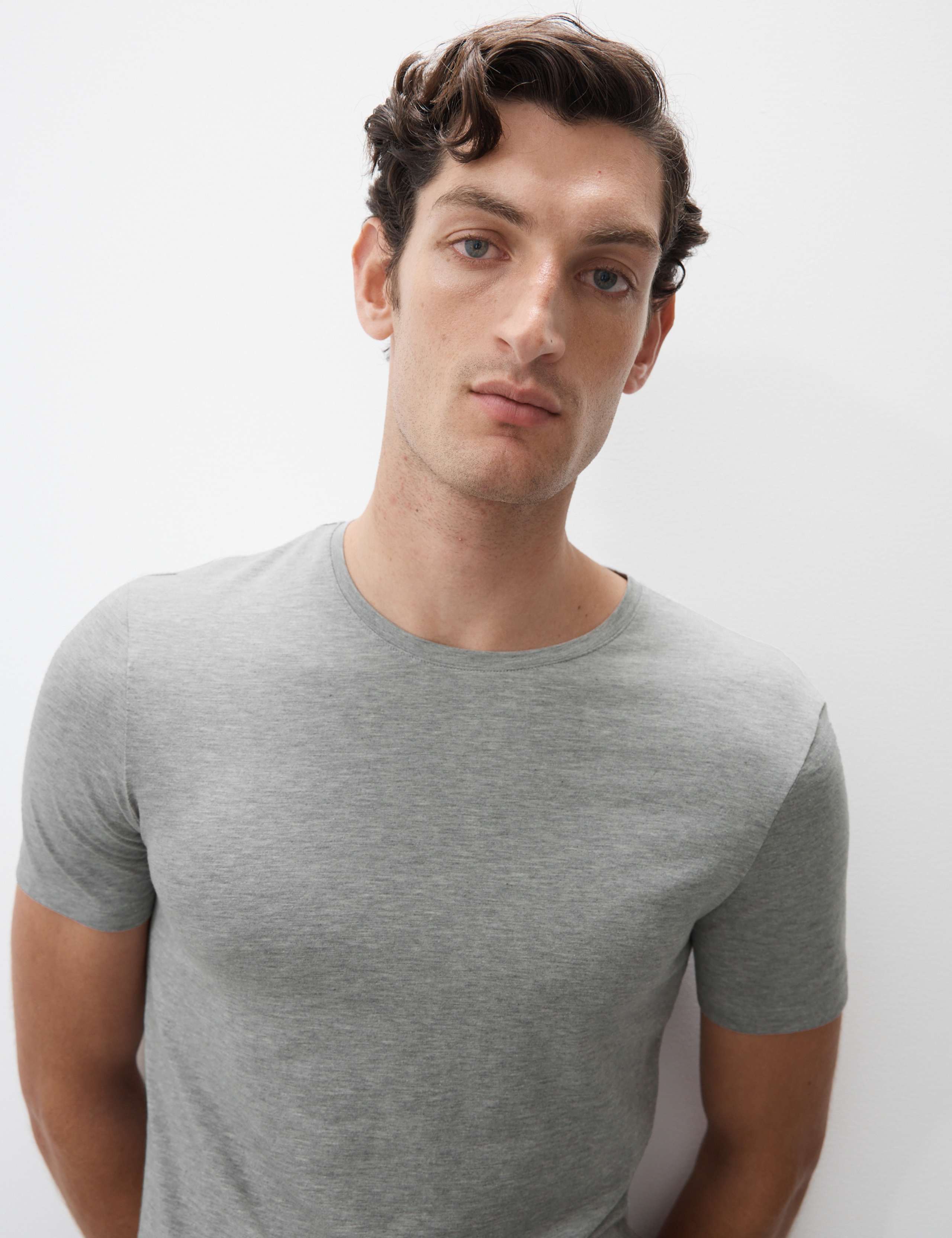 Premium Supima® Cotton Blend T-Shirt Vest 1 of 7
