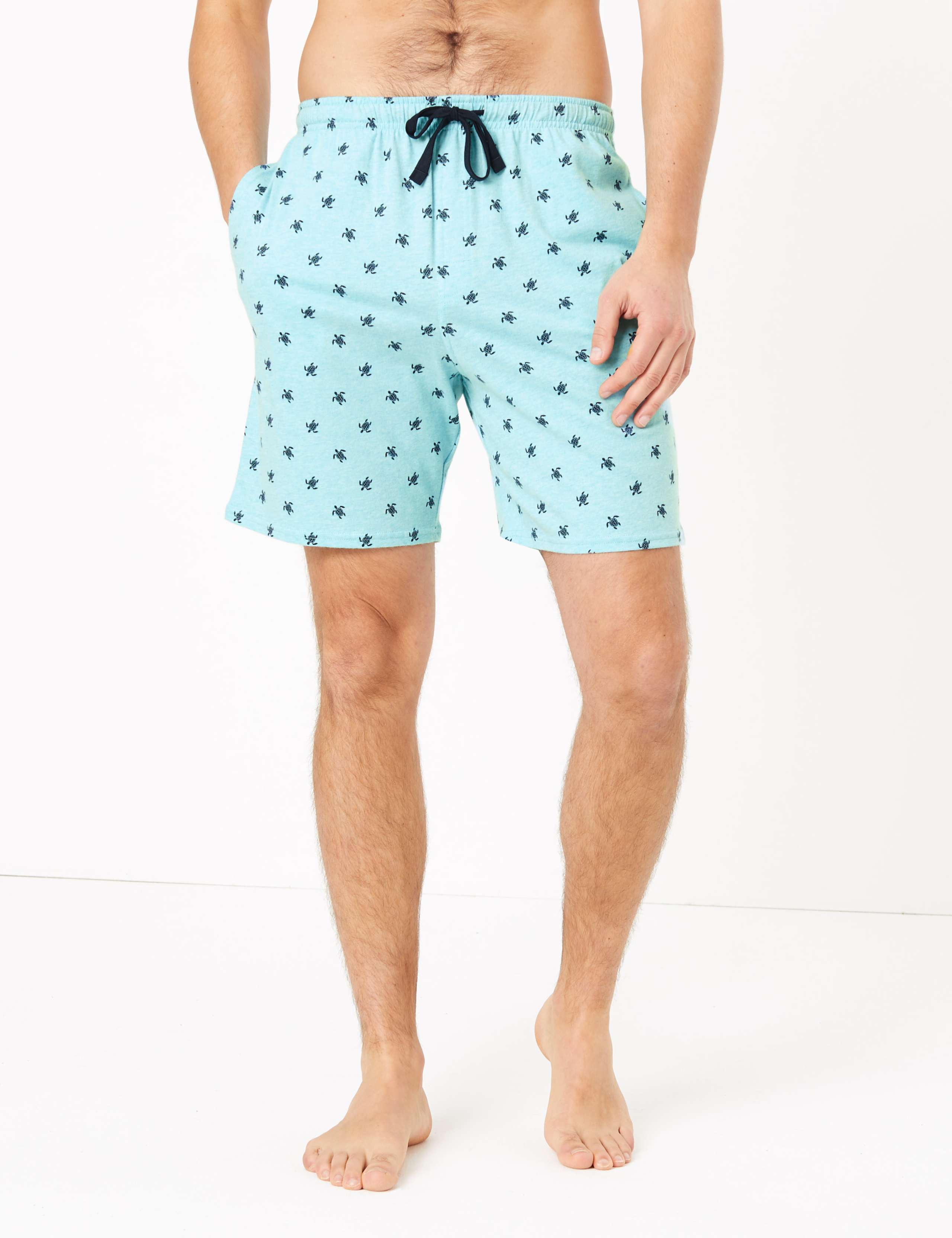 2 Pack Pure Cotton Pyjama Shorts 4 of 5