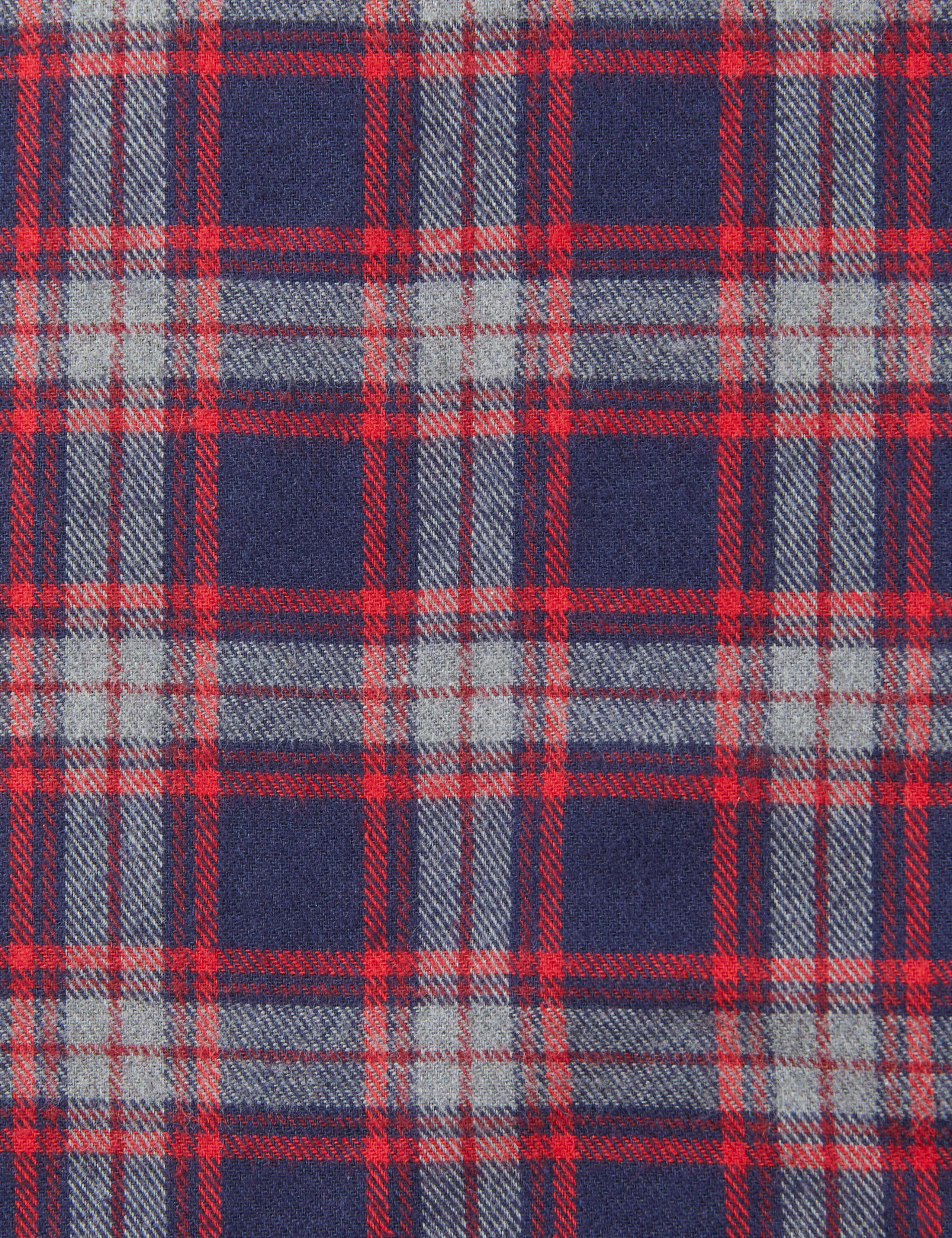 Pure Brushed Cotton Checked Pyjama Set 5 of 5