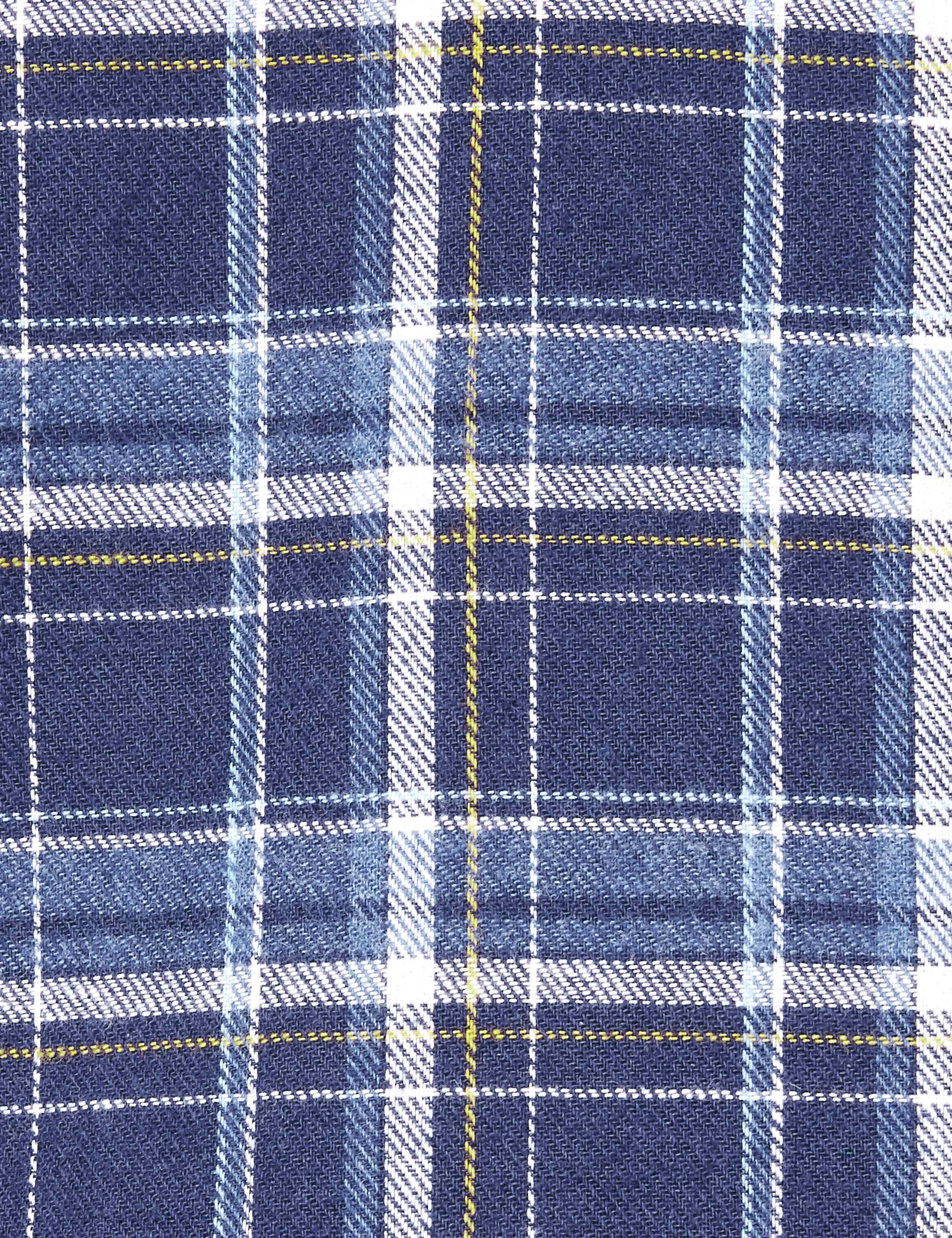 Pure Brushed Cotton Checked Pyjama Set 6 of 6