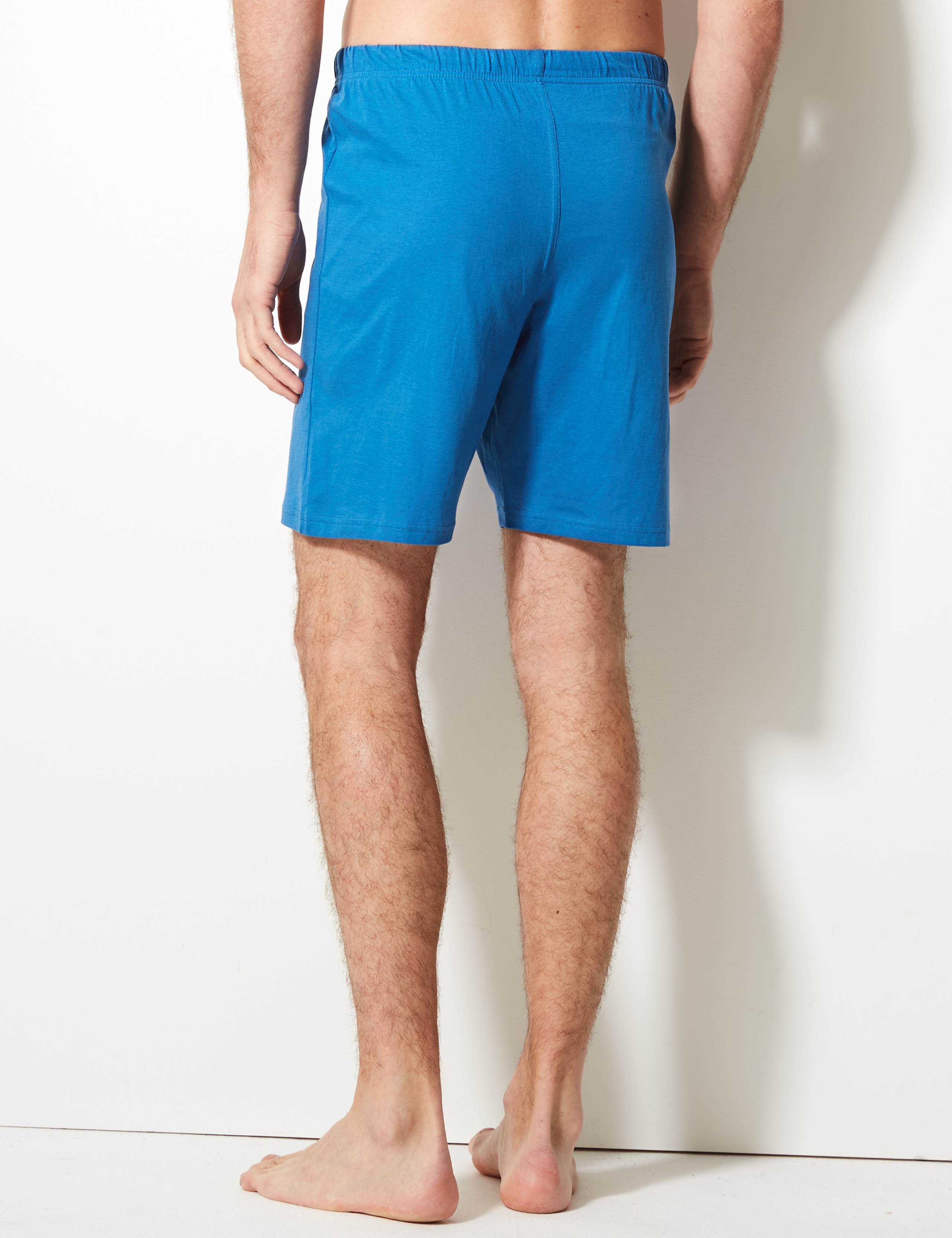 2 Pack Pure Cotton Pyjama Shorts 3 of 5