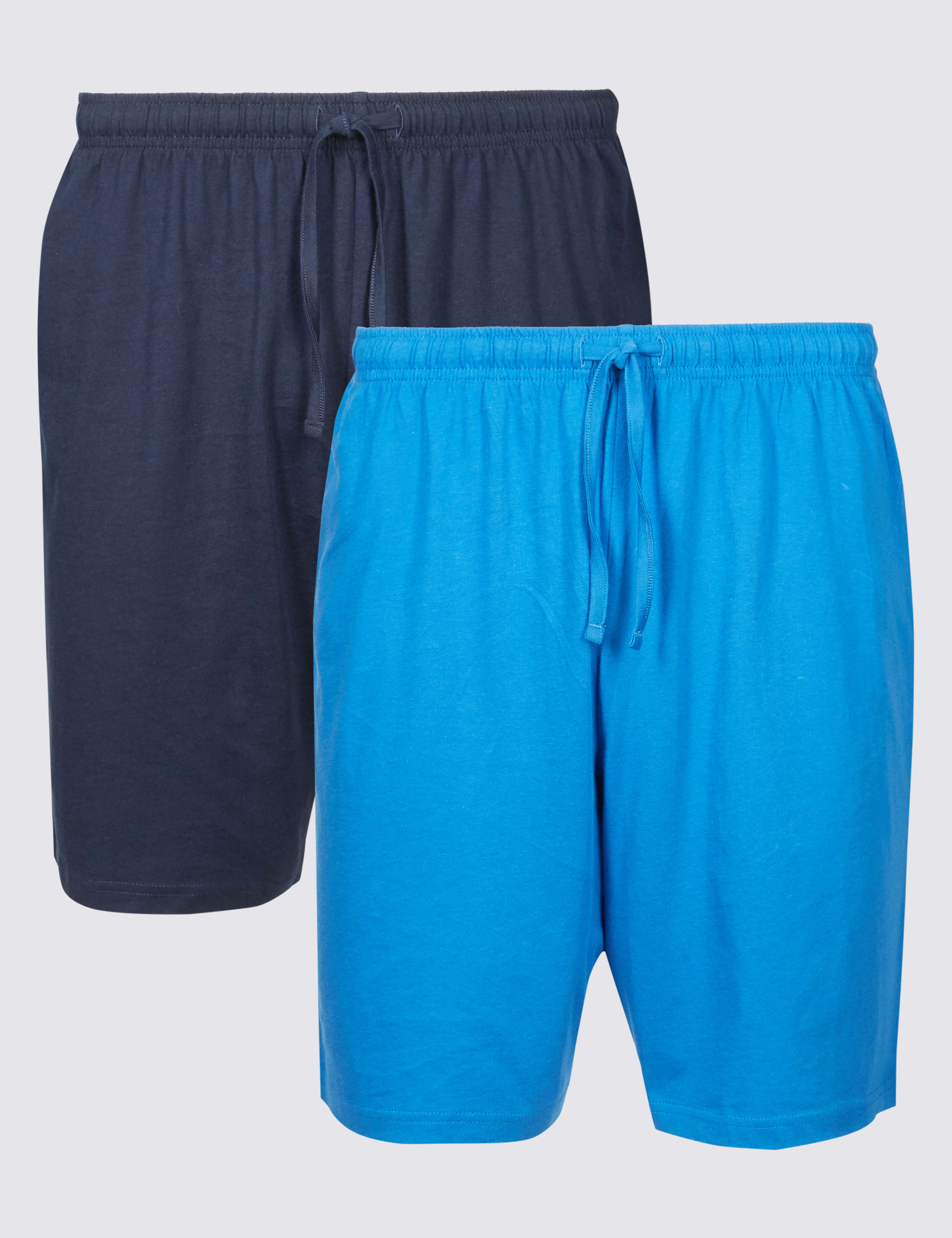 2 Pack Pure Cotton Pyjama Shorts 2 of 5