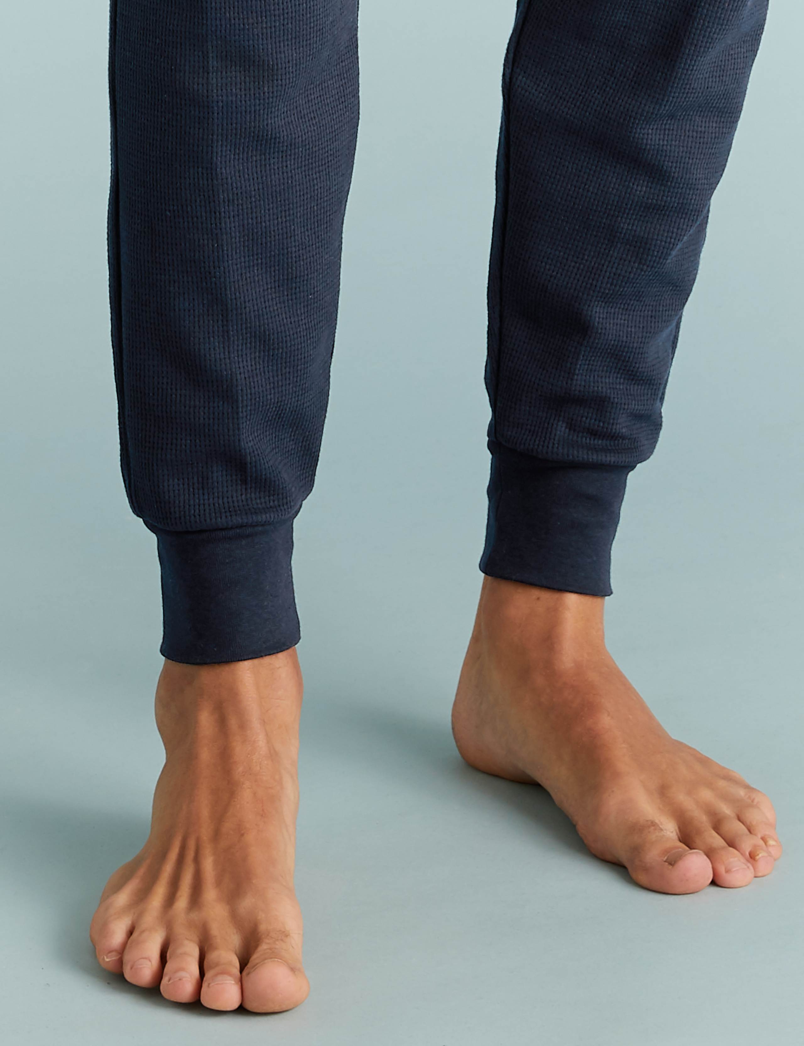Cotton Supersoft Waffle Loungewear Bottoms 4 of 5