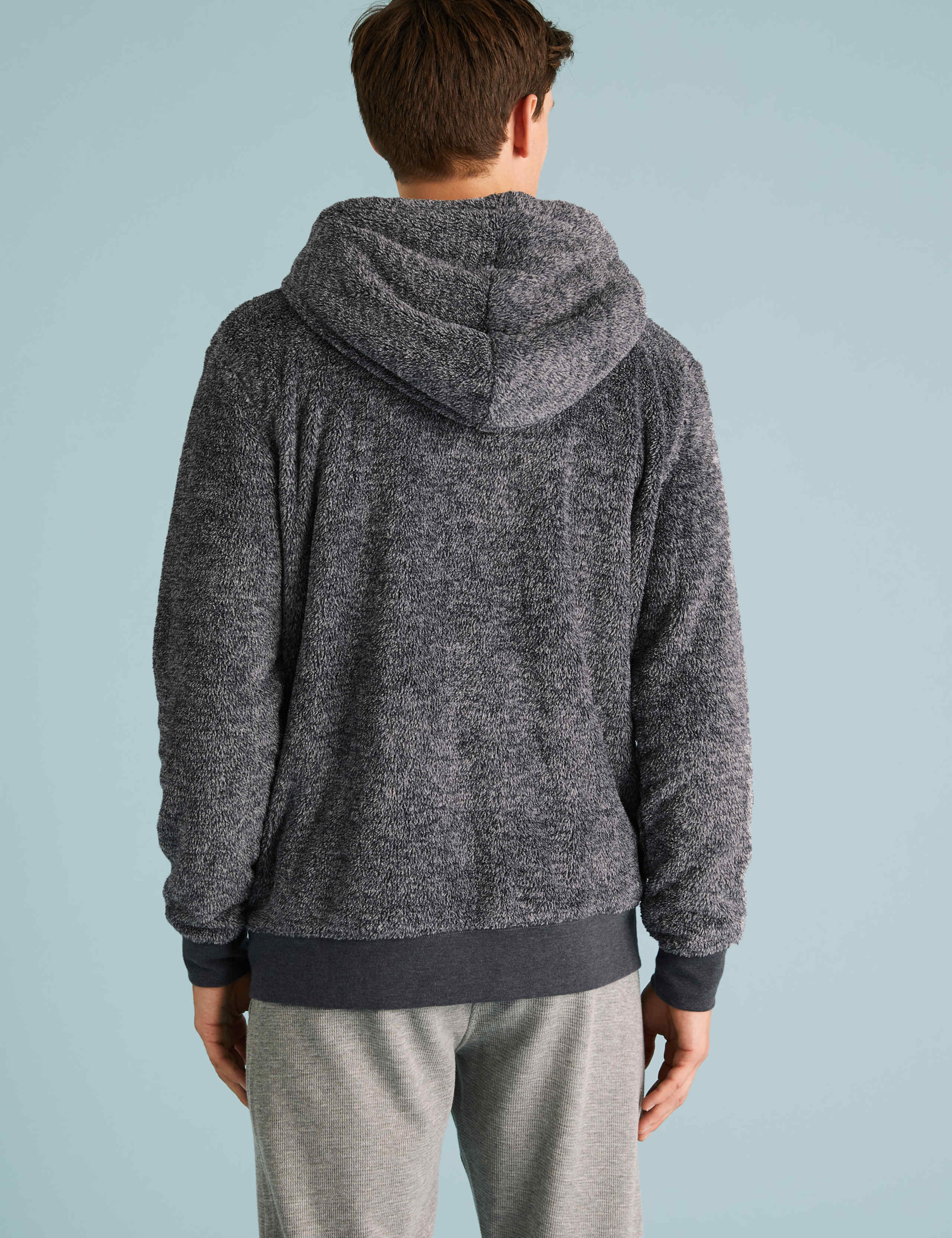 Fleece Loungewear Zip Up Hoodie 4 of 4