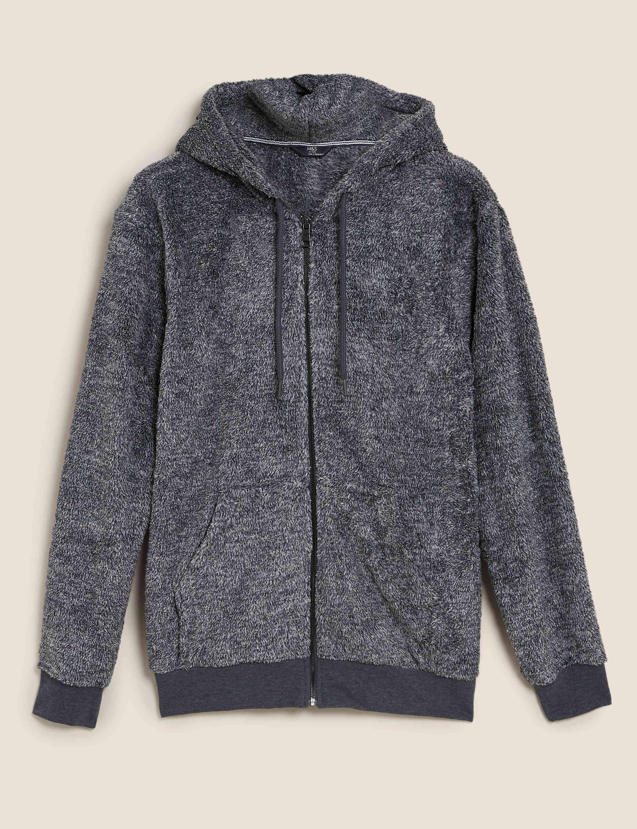 Fleece Loungewear Zip Up Hoodie 2 of 4