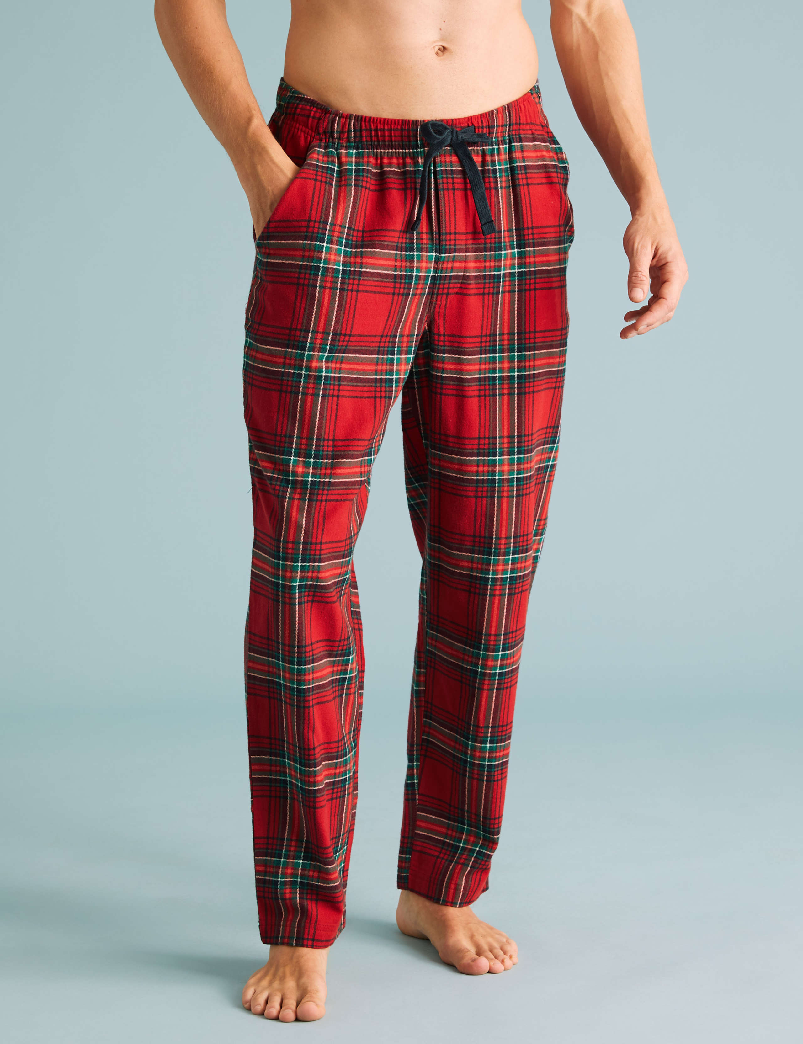 Longer Length Pure Cotton Pyjama Bottoms 3 of 4