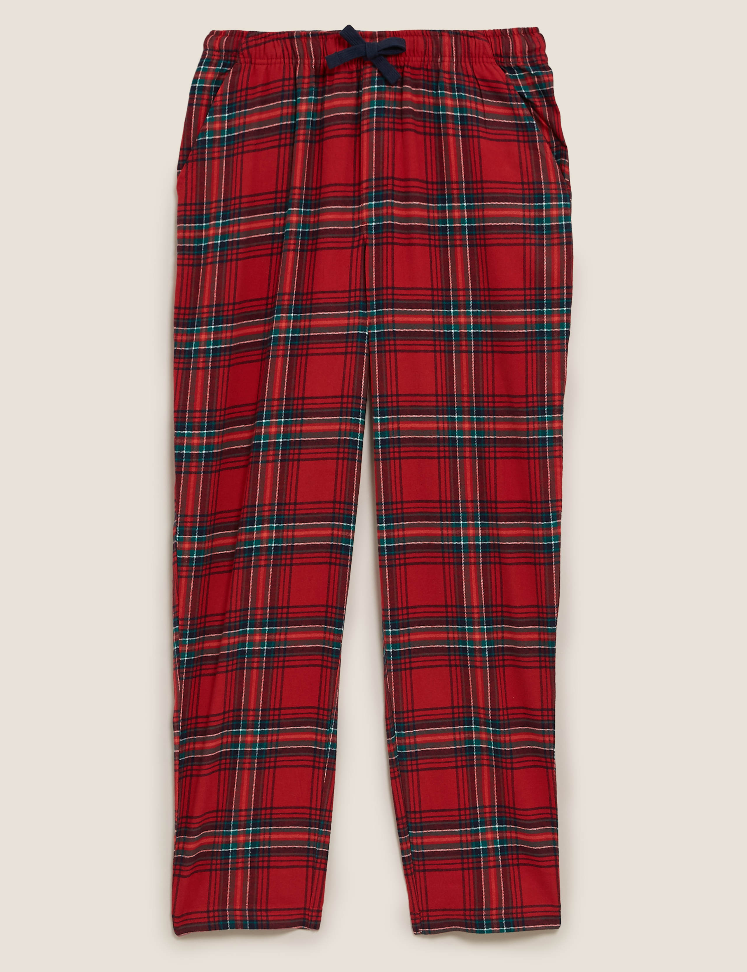 Longer Length Pure Cotton Pyjama Bottoms 2 of 4