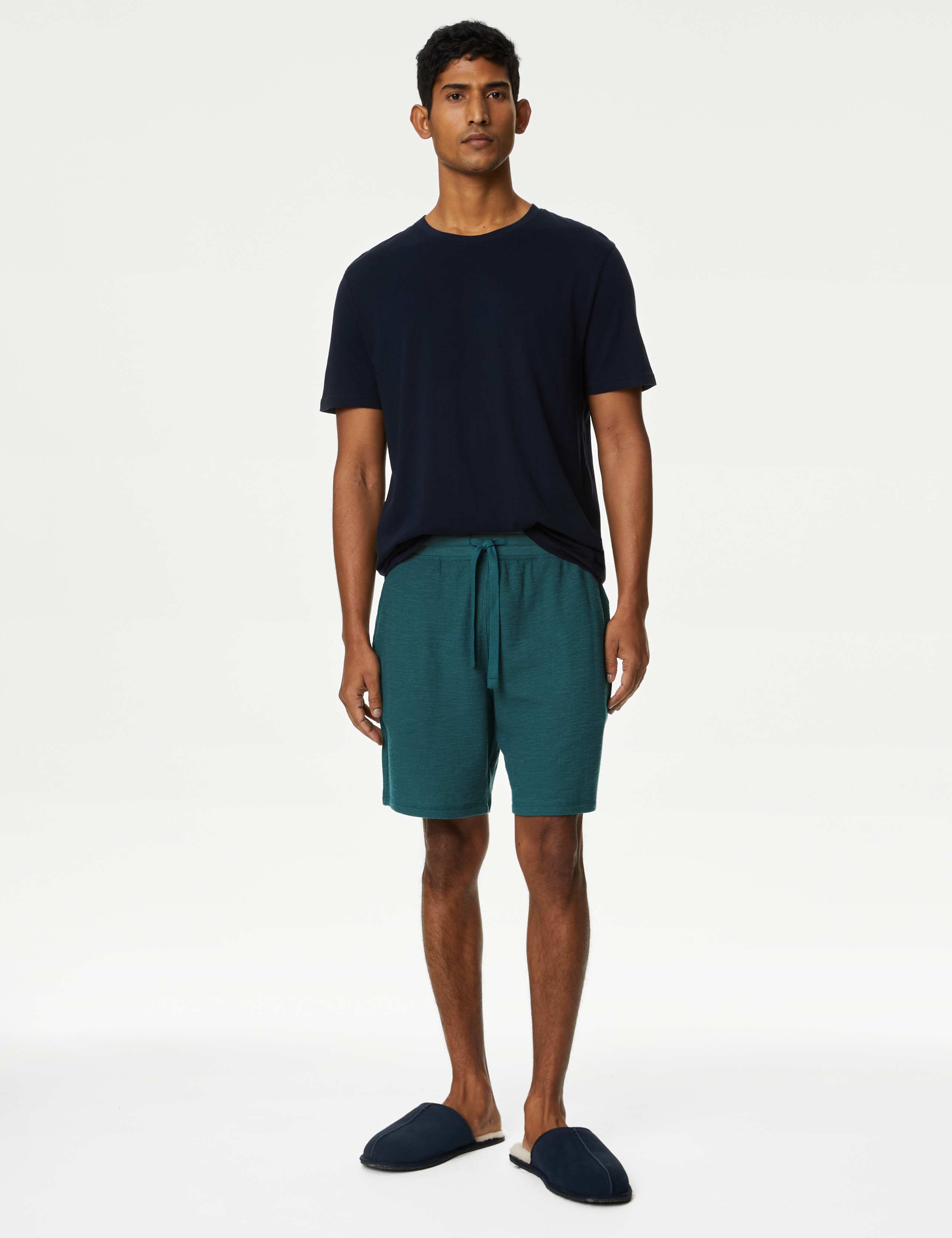 Pure Cotton Waffle Loungewear Shorts 1 of 5