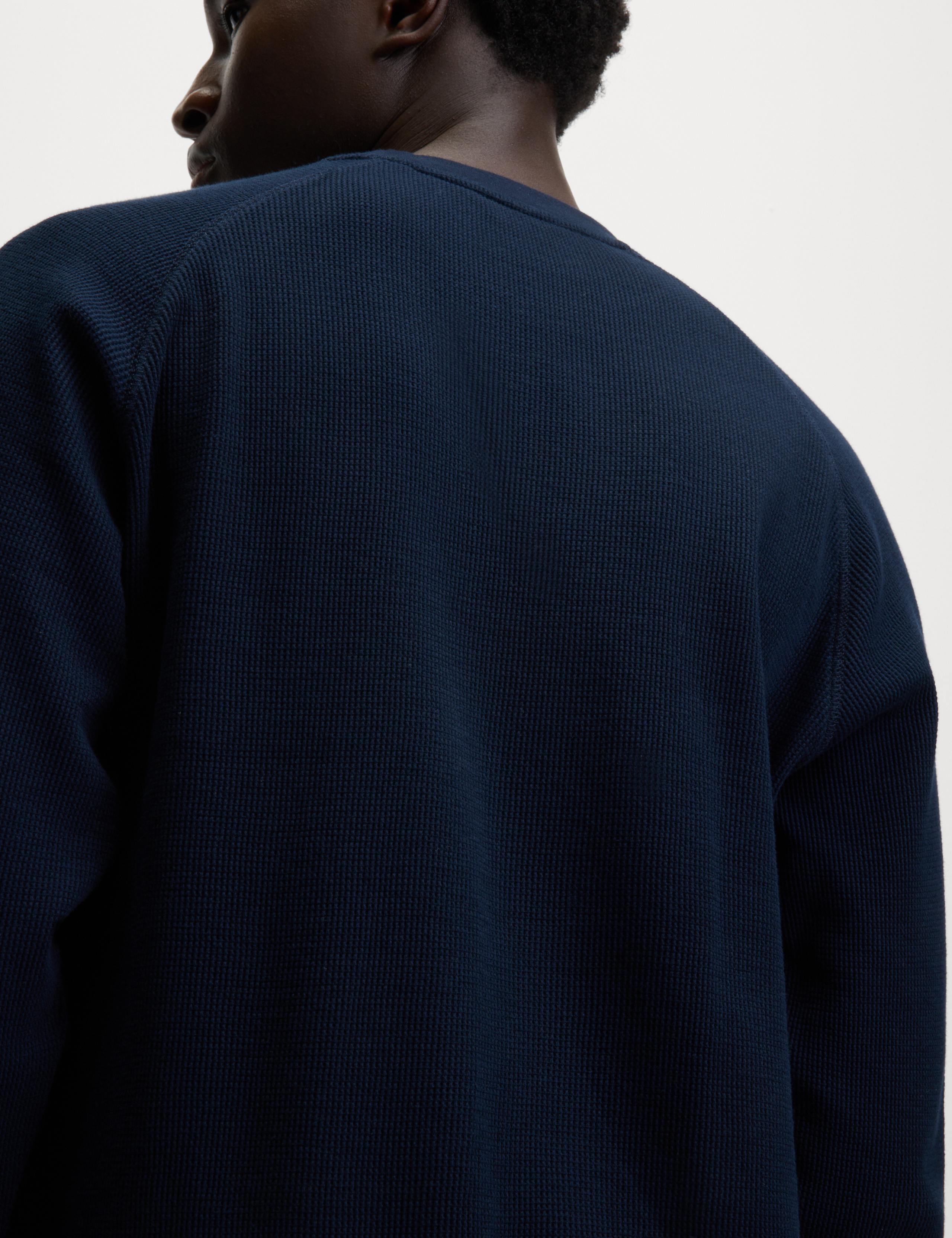 Pure Cotton Waffle Loungewear Sweatshirt 7 of 7