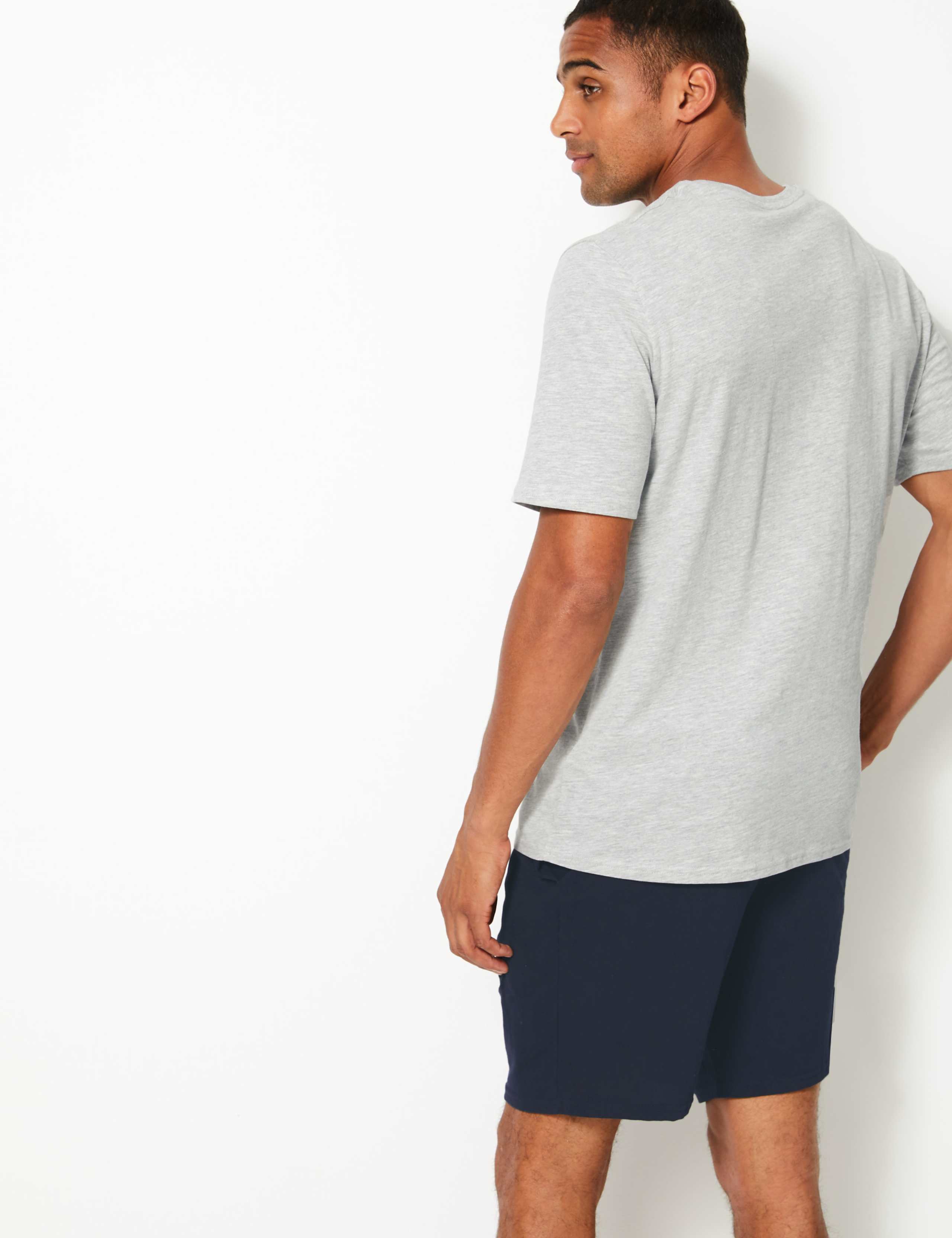 Daddy Bear Print Pyjama Shorts Set 3 of 4