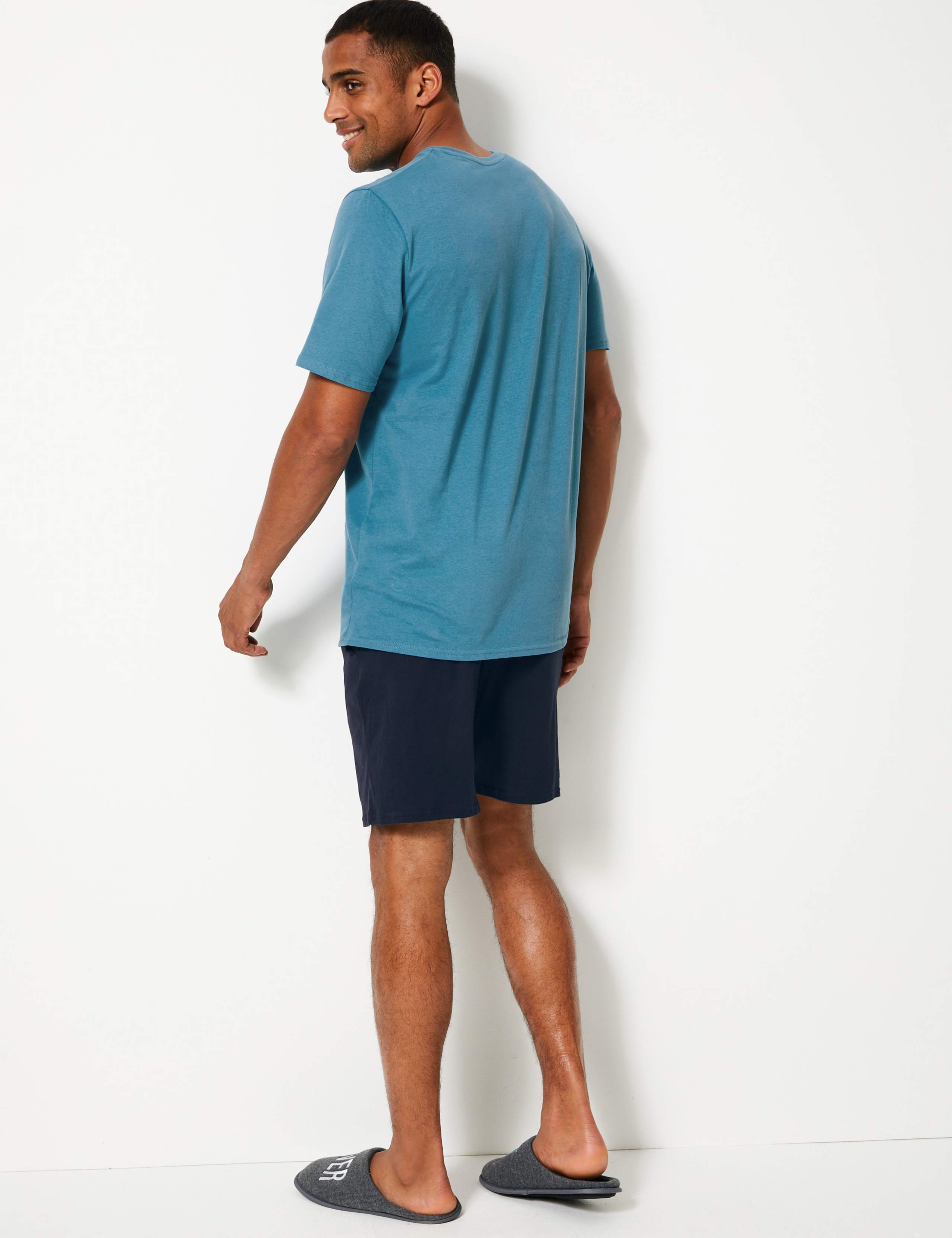 Best Dad Ever Print Pyjama Shorts Set 4 of 5