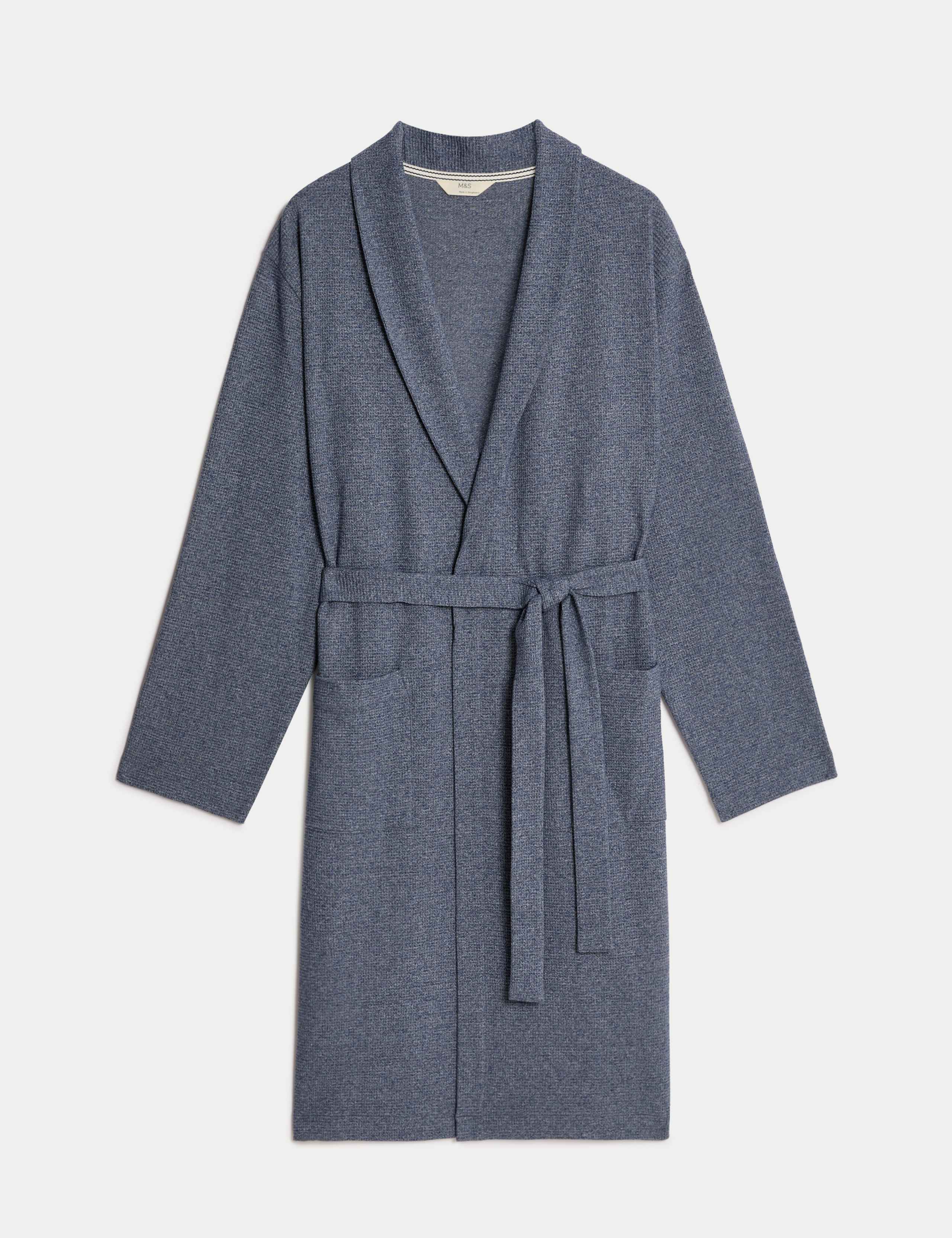 Pure Cotton Waffle Dressing Gown 2 of 6