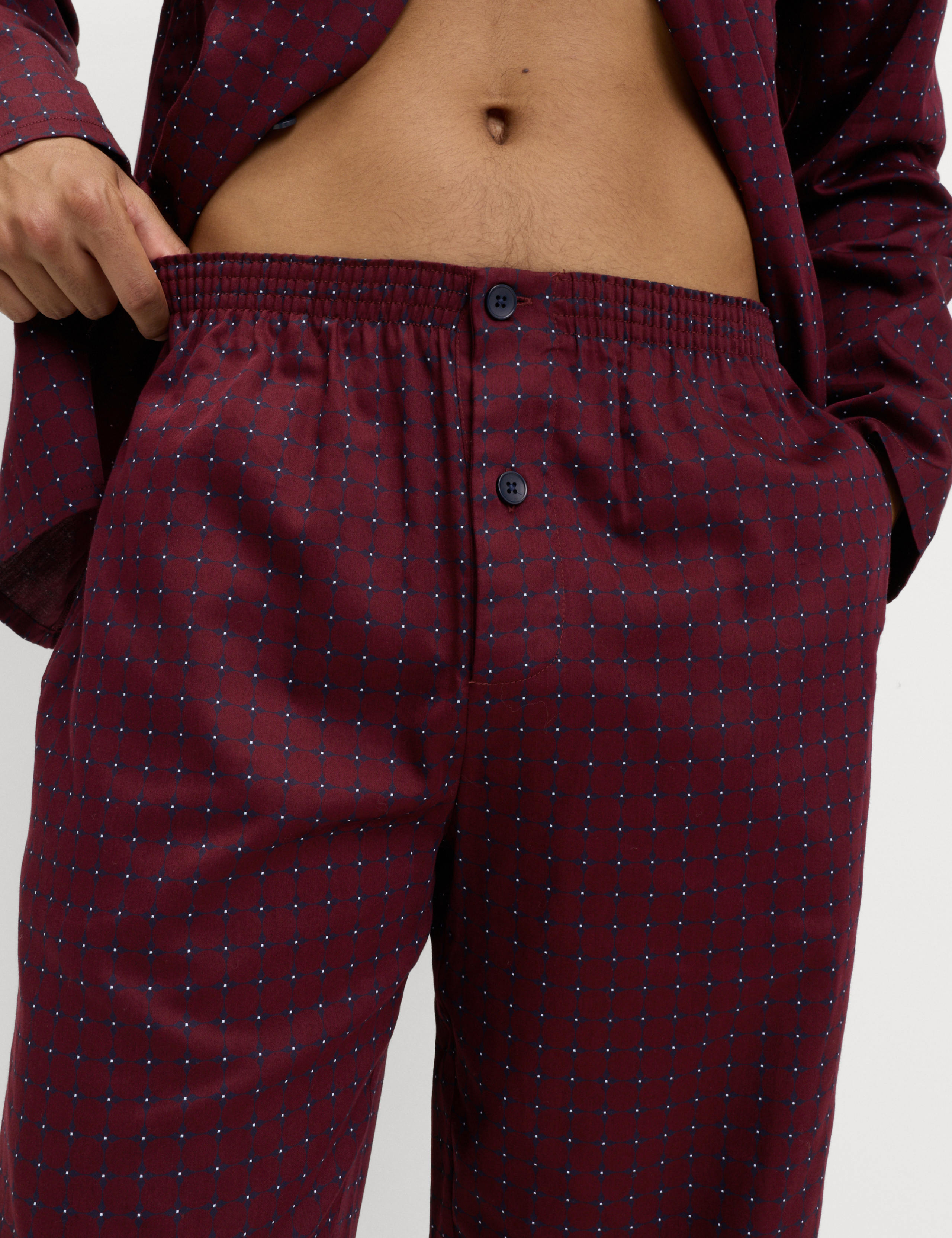 Pure Cotton Foulard Print Pyjama Set 4 of 5