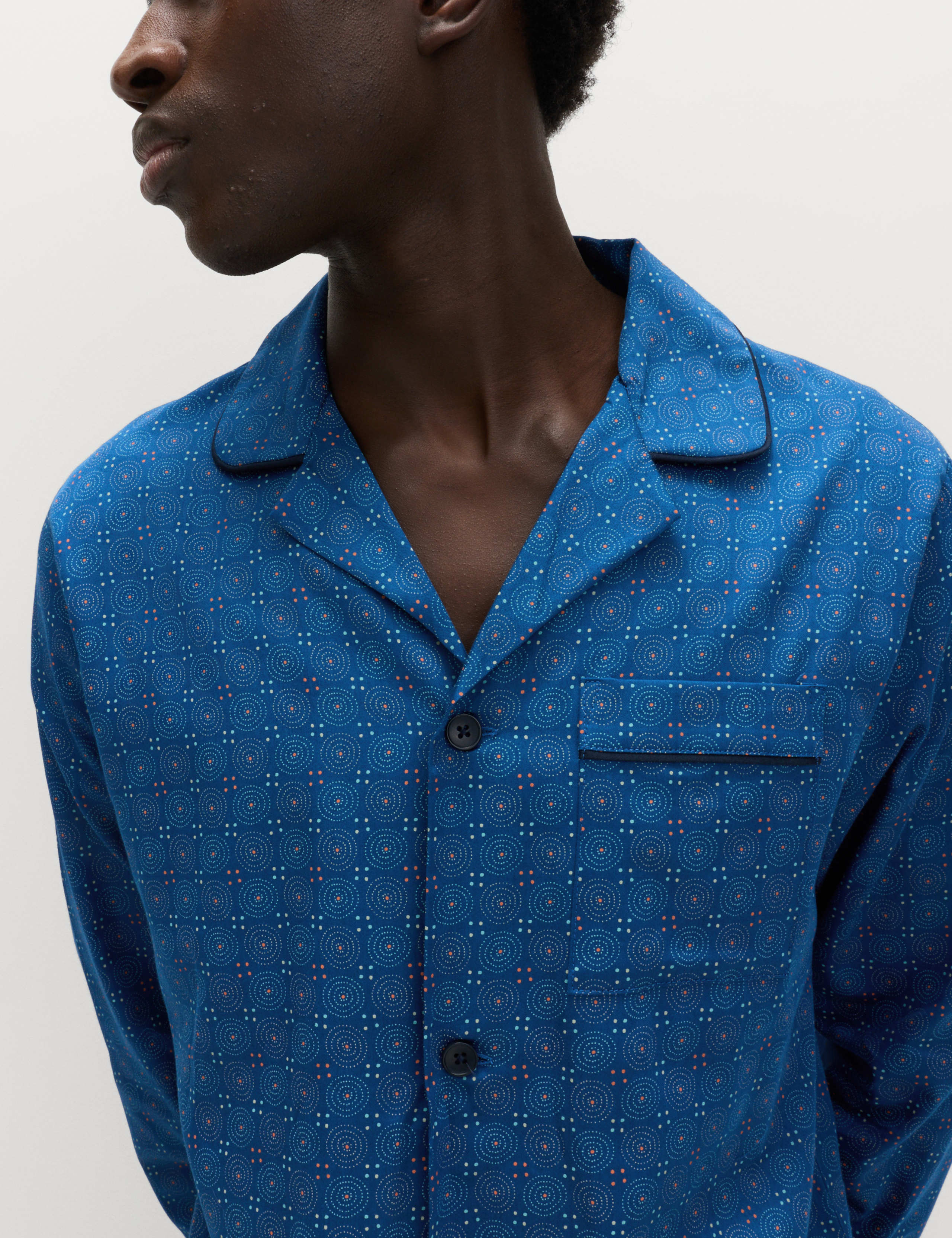 Pure Cotton Foulard Print Pyjama Set 3 of 6