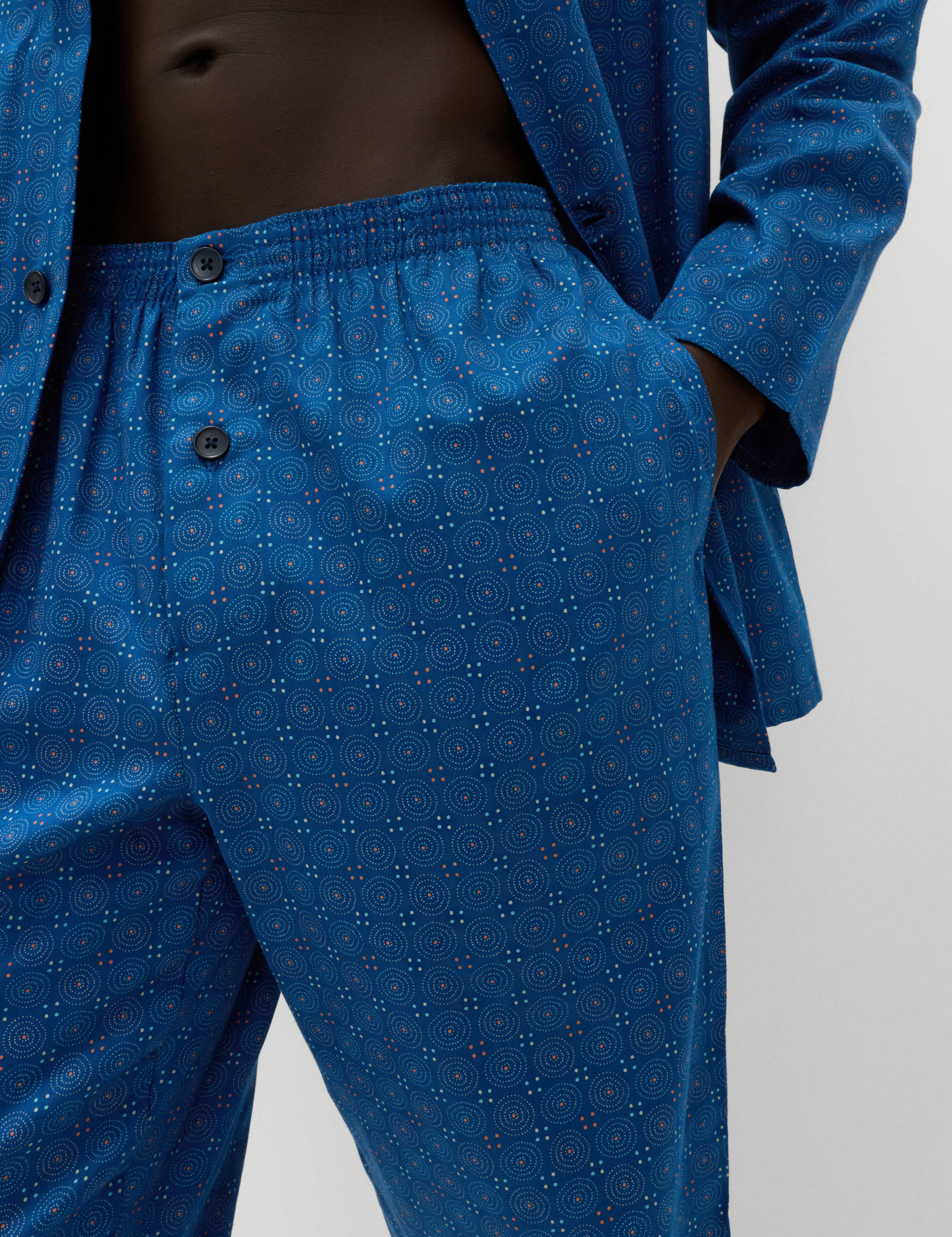 Pure Cotton Foulard Print Pyjama Set 4 of 6