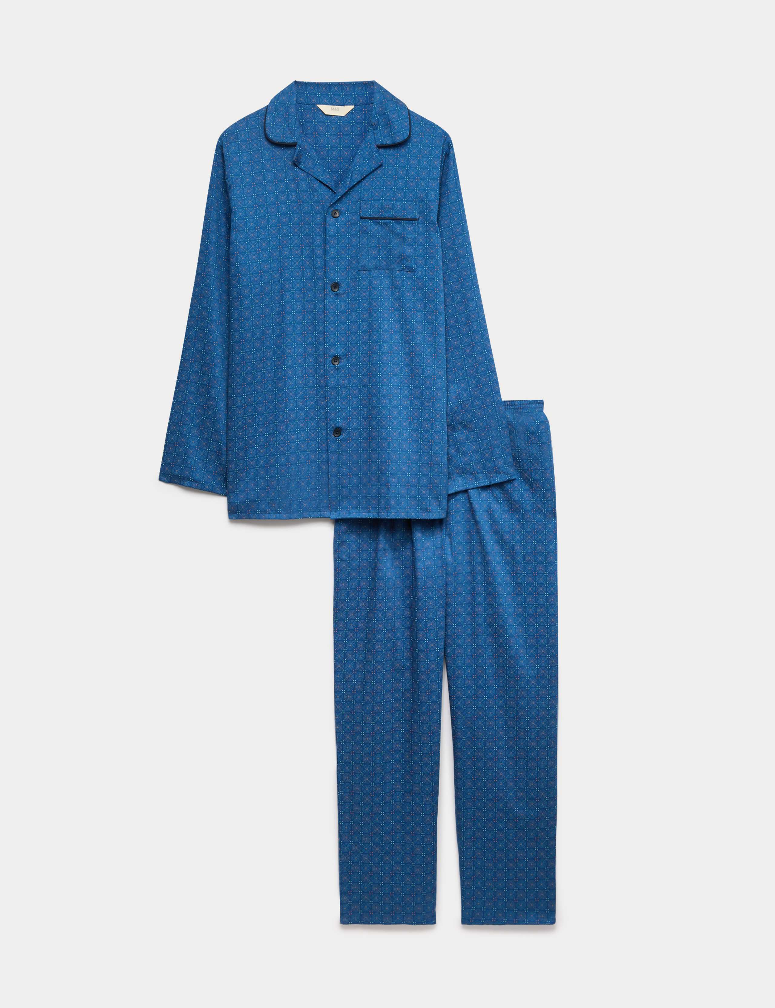 Pure Cotton Foulard Print Pyjama Set 1 of 1