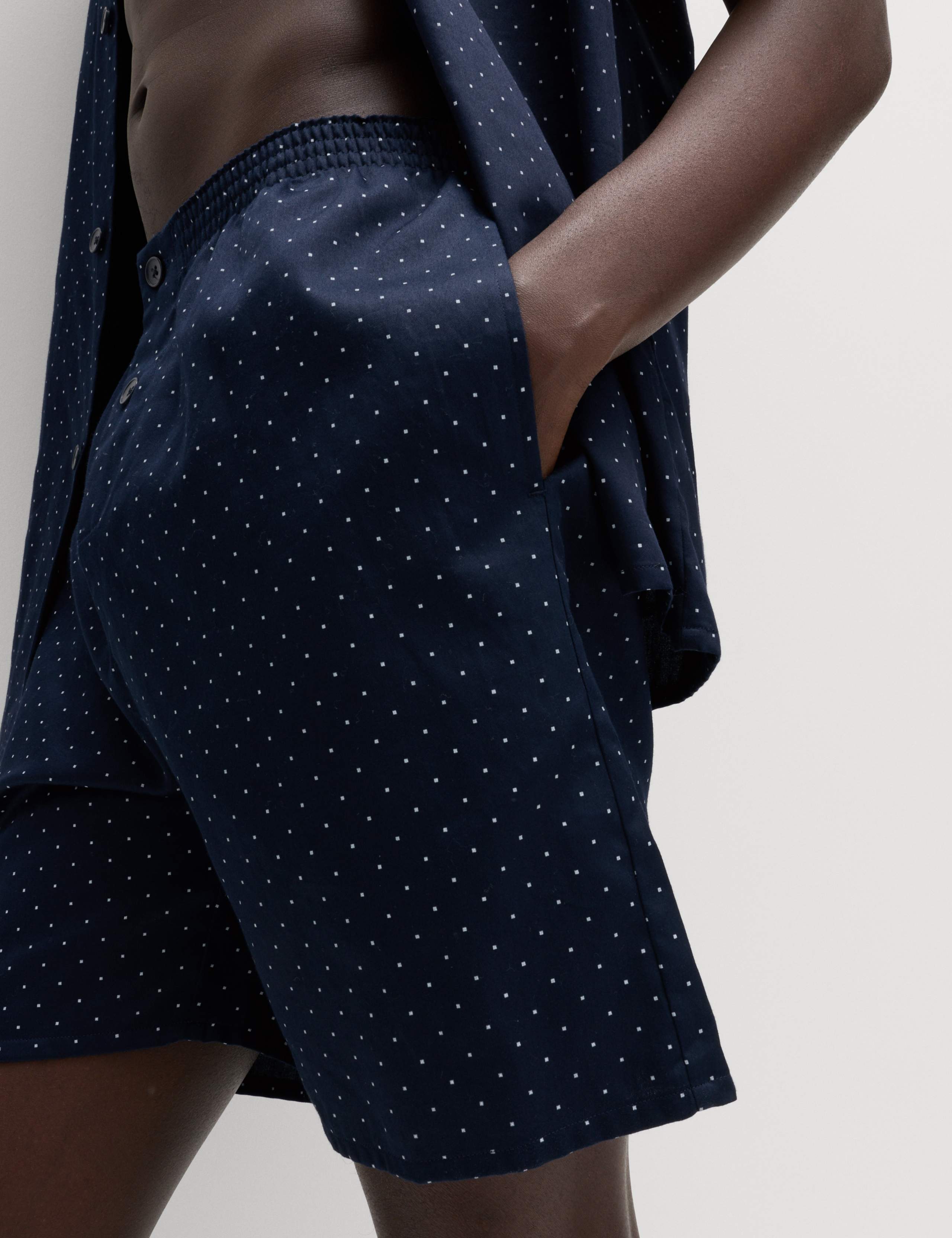 Pure Cotton Polka Dot Pyjama Set 3 of 5