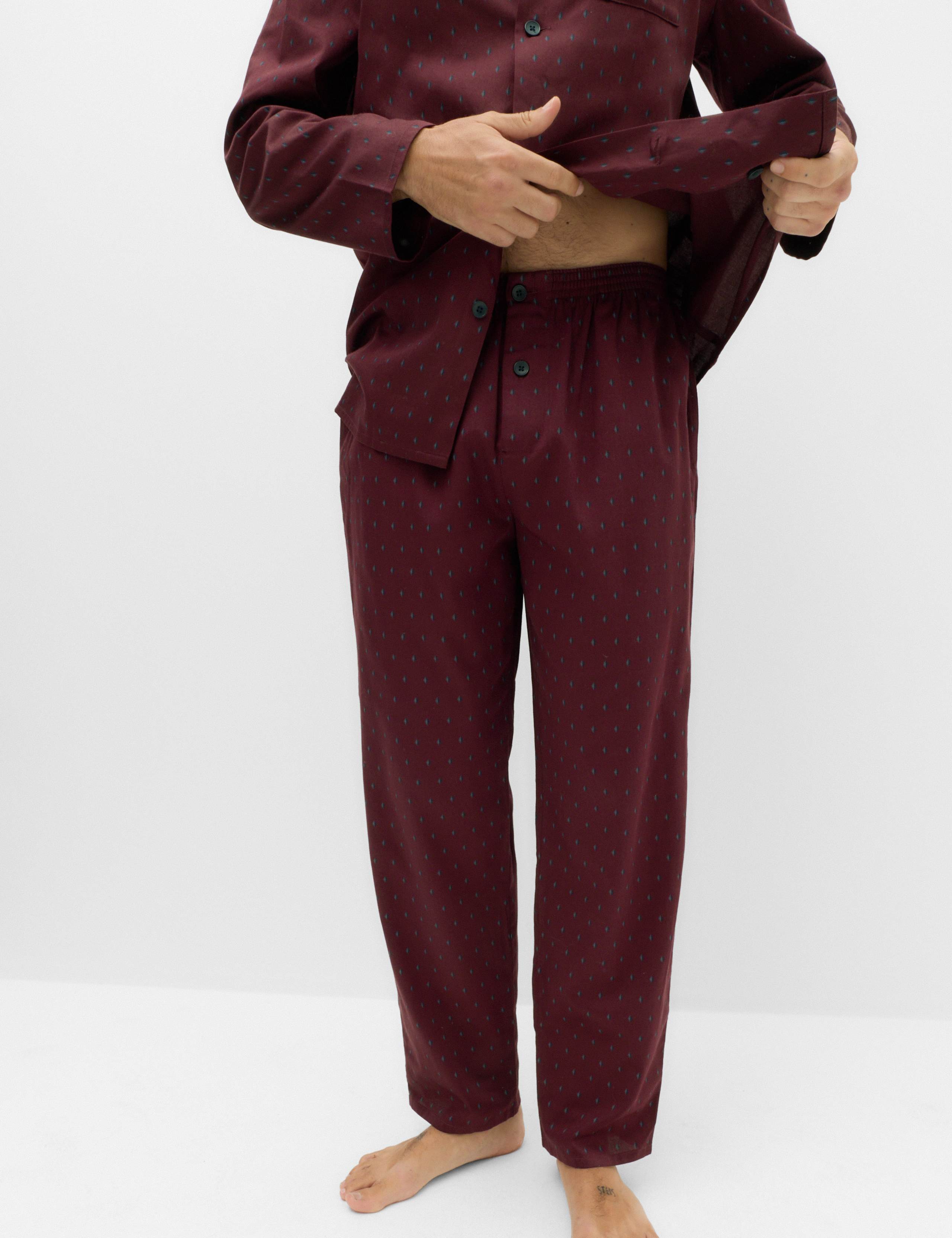 Pure Cotton Foulard Print Pyjama Set 3 of 7