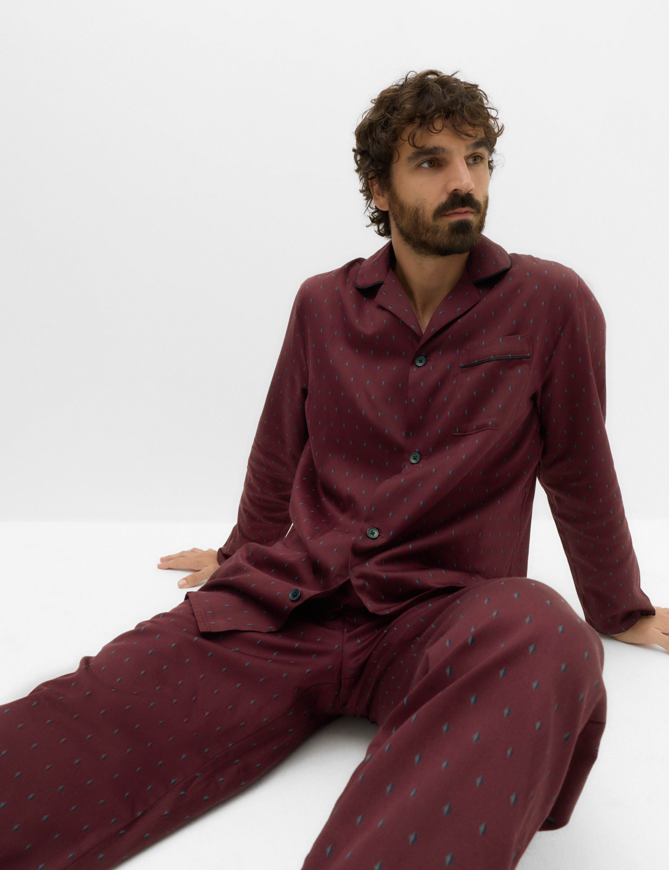 Pure Cotton Foulard Print Pyjama Set 7 of 7