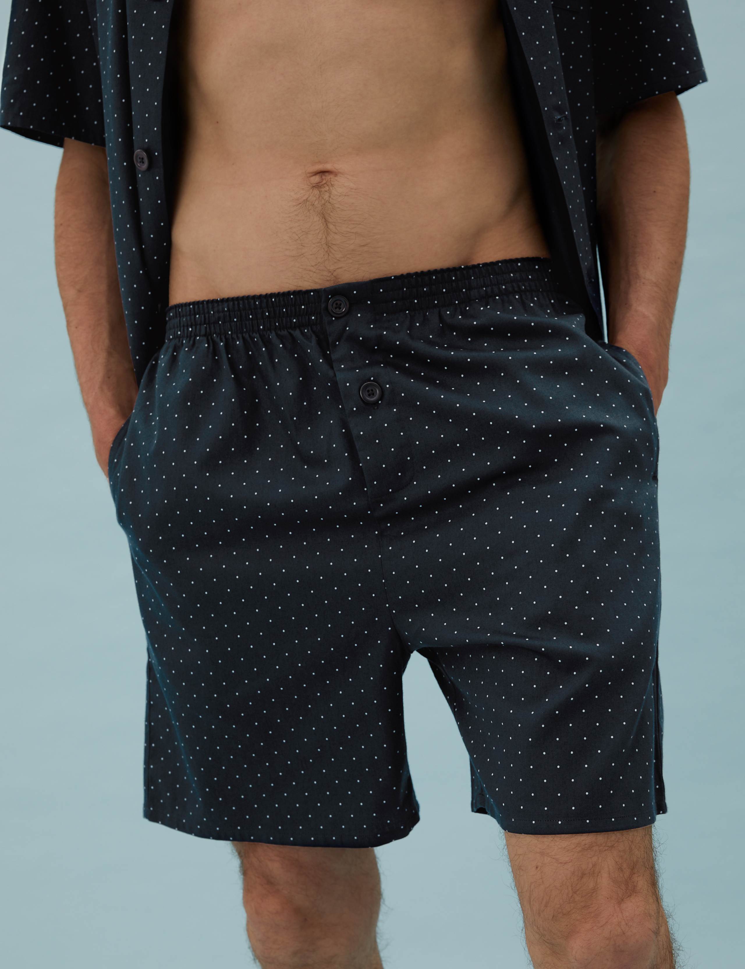 Pure Cotton Polka Dot Pyjama Set 4 of 5