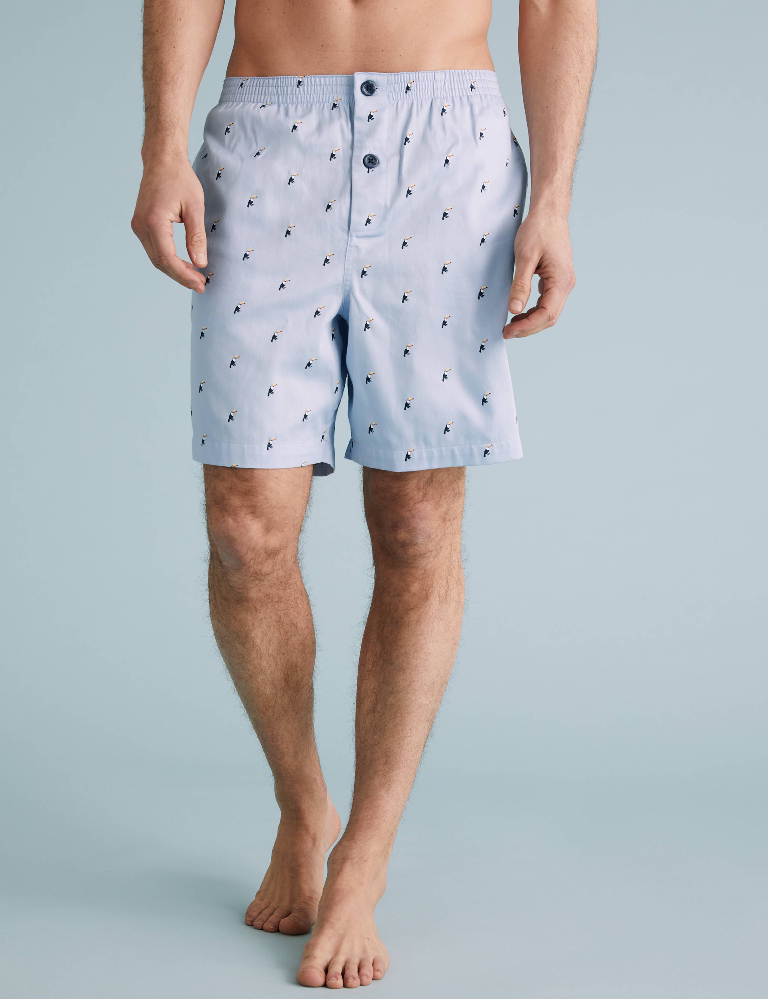 Pure Cotton Toucan Print Pyjama Set 3 of 4