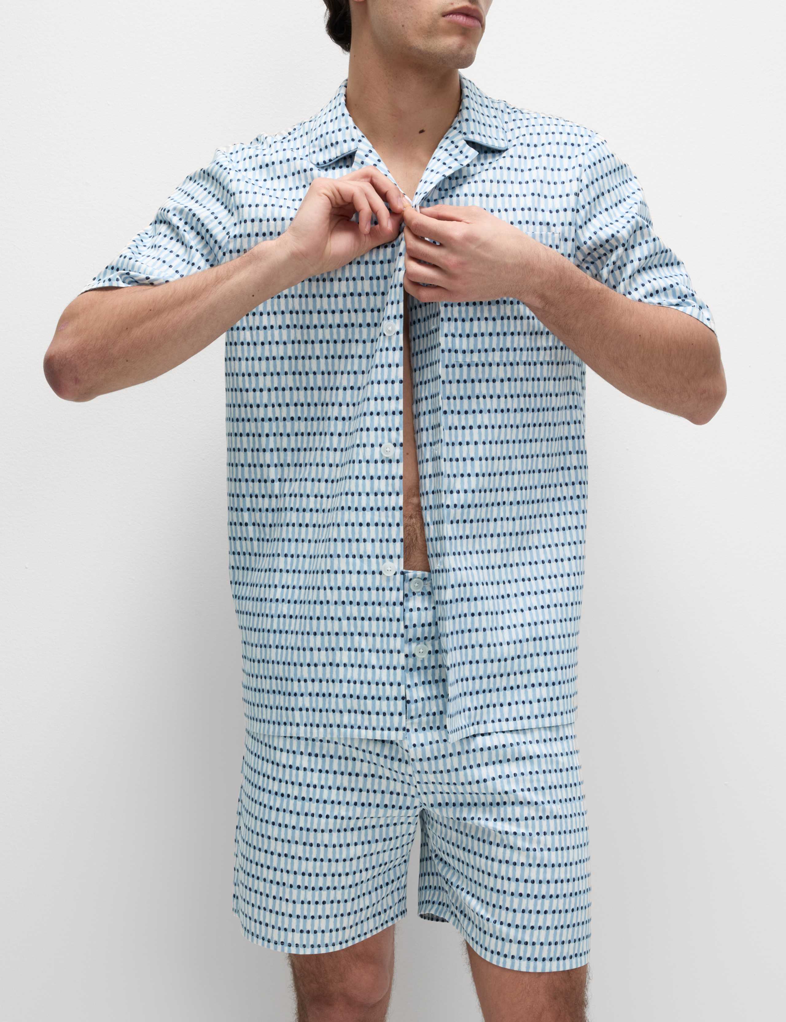 Pure Cotton Printed Pyjama Set 4 of 6