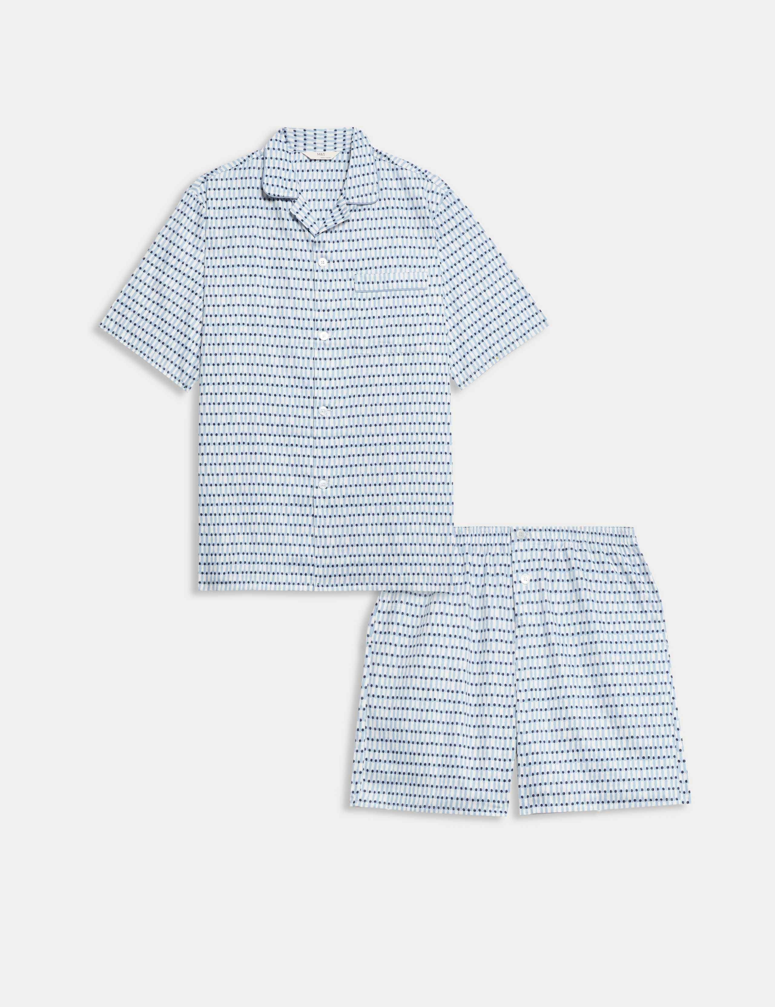 Pure Cotton Printed Pyjama Set 2 of 6