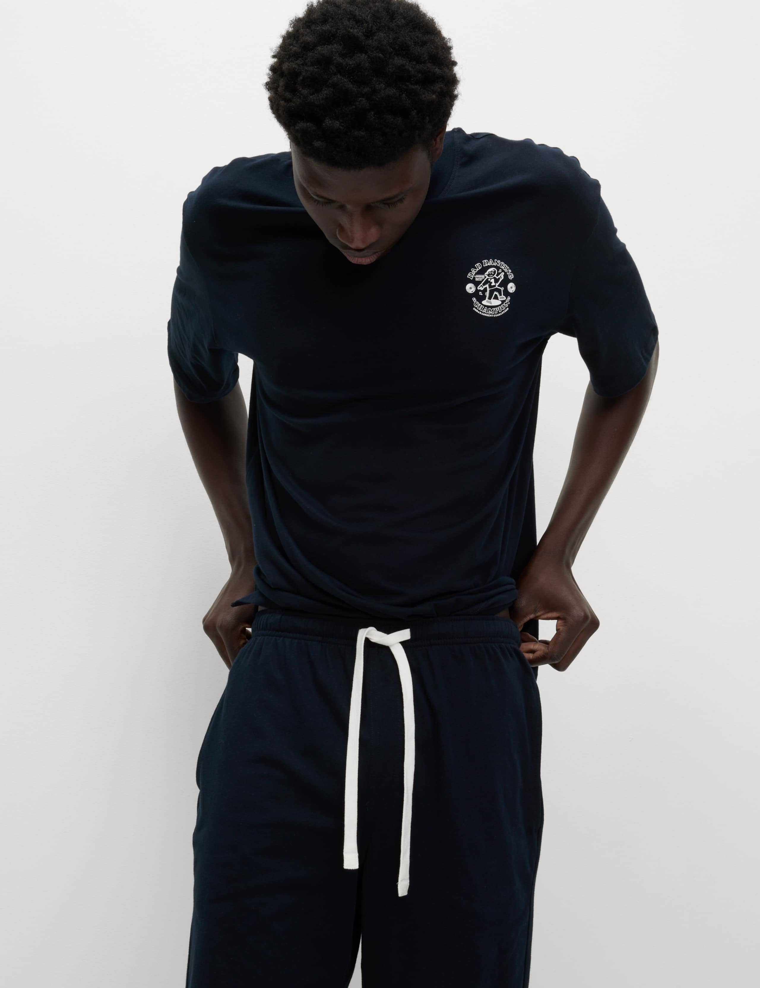 Pure Cotton Dad Dancing Pyjama Set 3 of 6