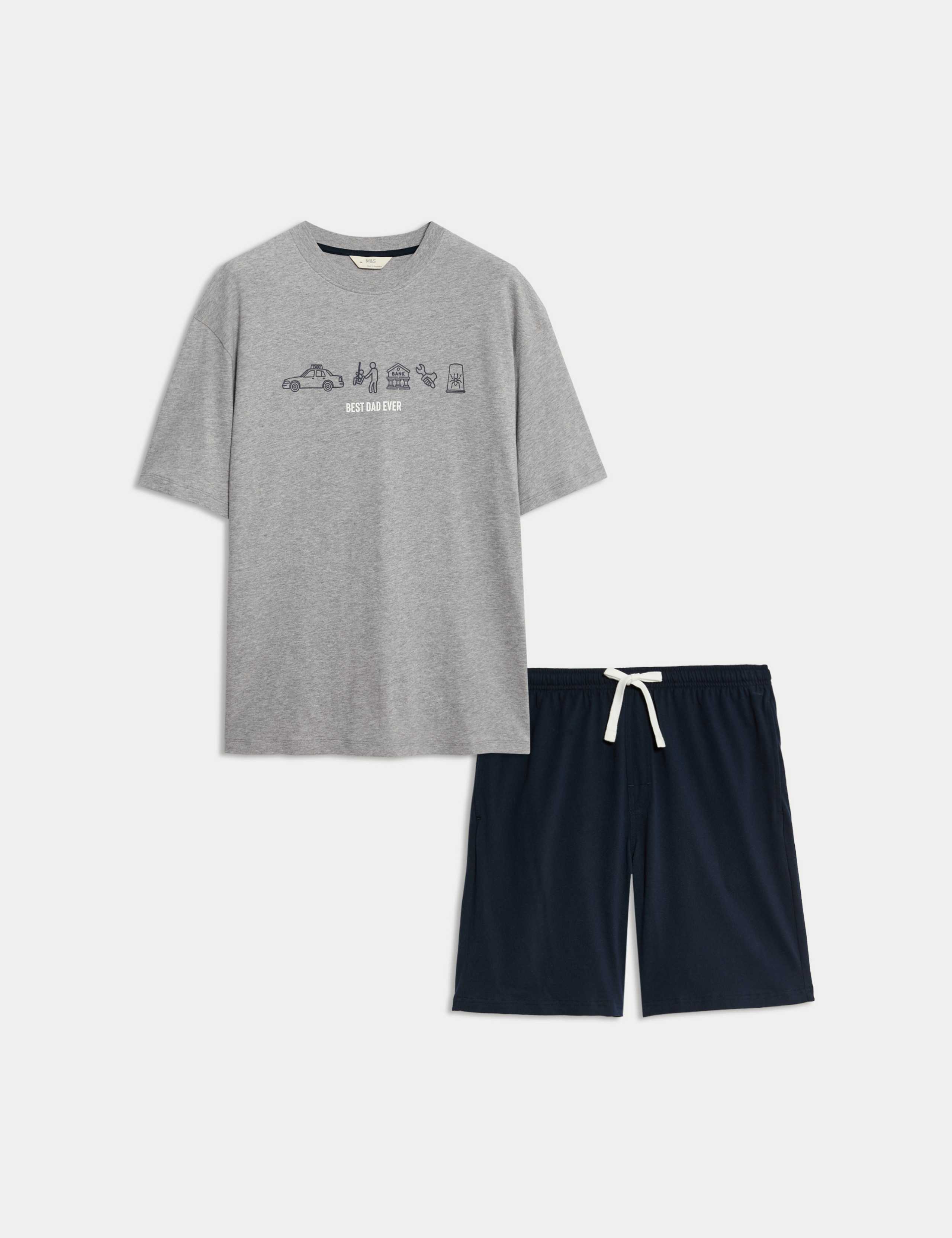 Pure Cotton Dad Icons Pyjama Set 2 of 5