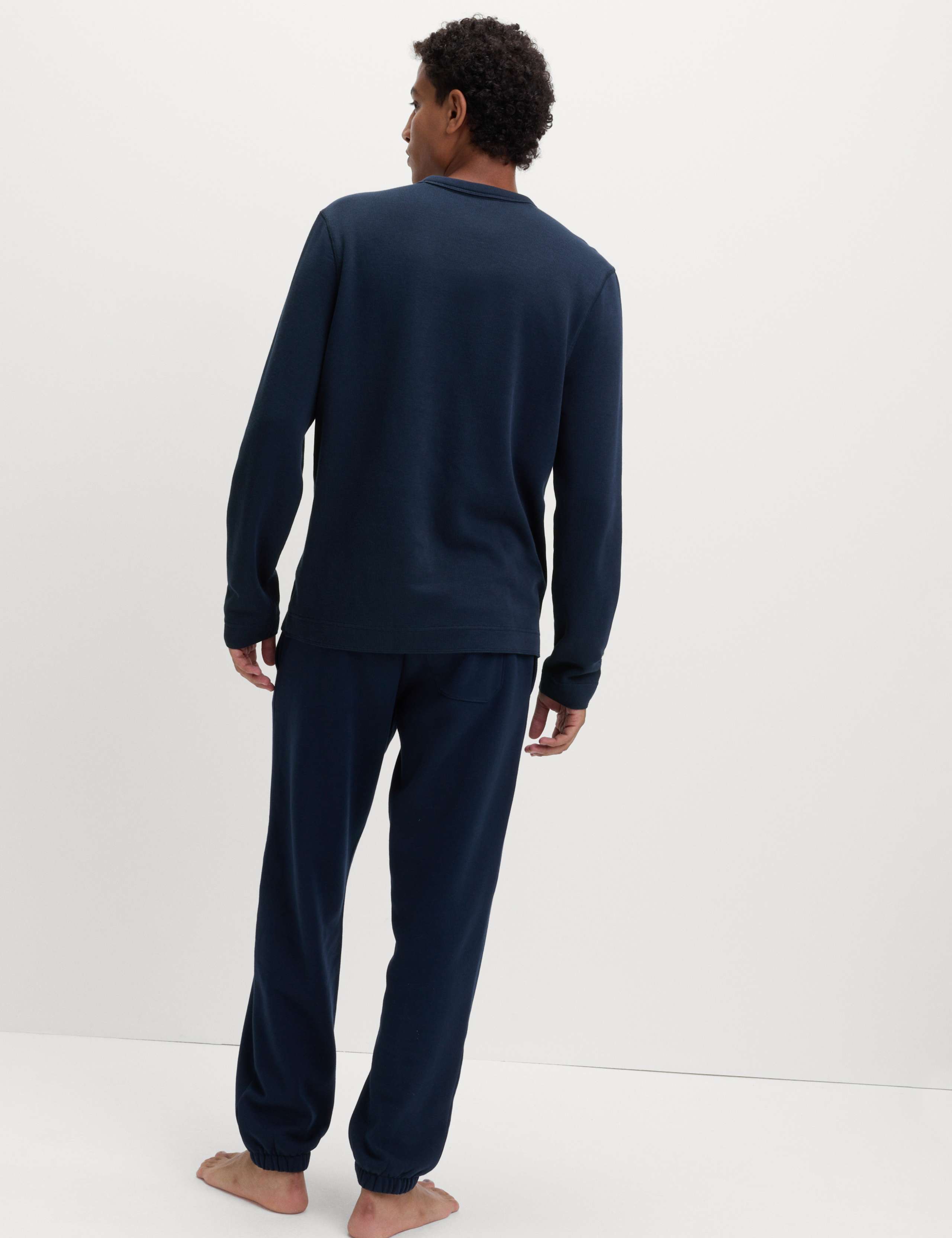 Cotton Rich Henley Loungewear Top 6 of 6