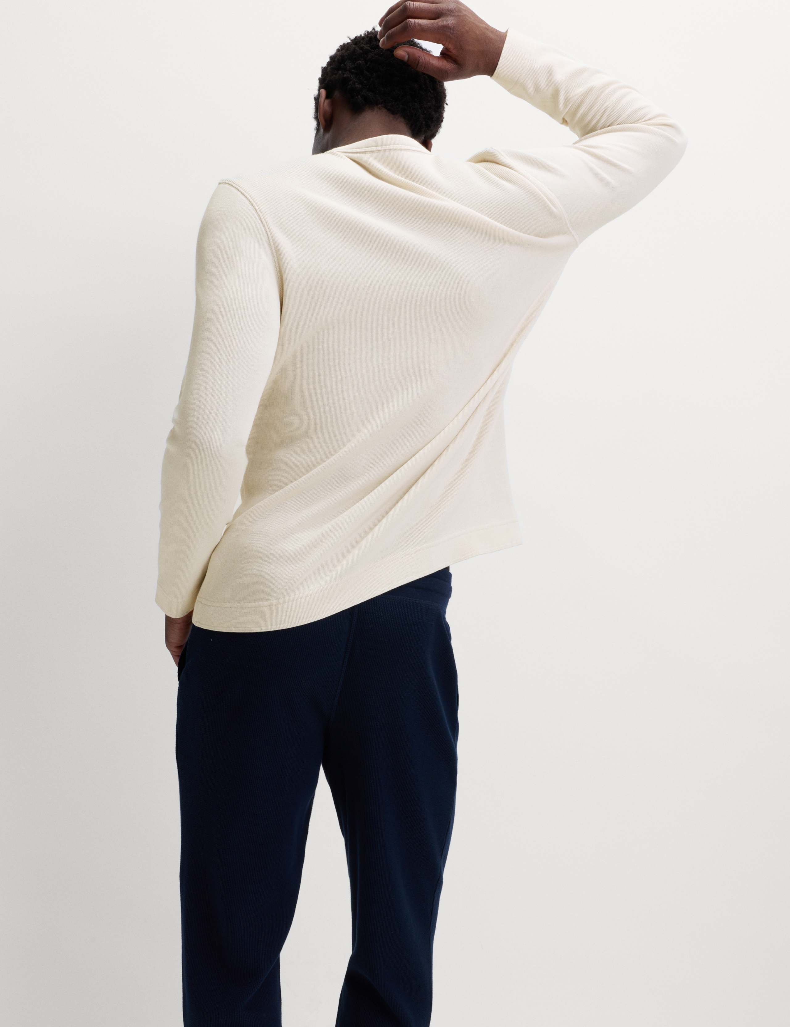 Cotton Rich Ribbed Loungewear Top 3 of 6