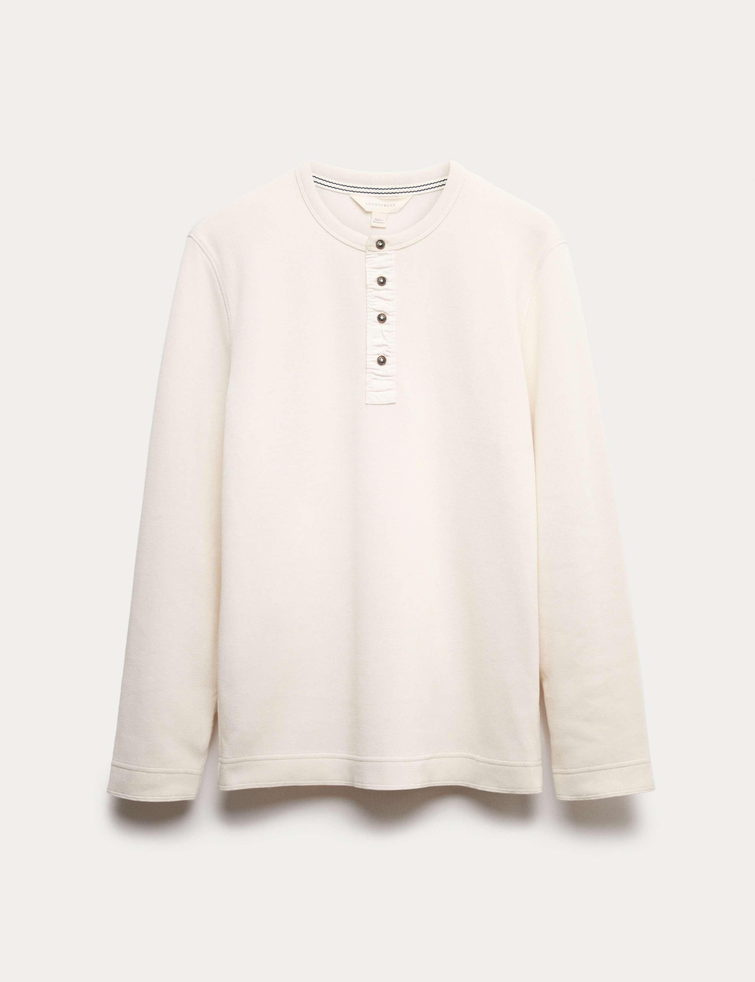 Cotton Rich Ribbed Loungewear Top 2 of 6