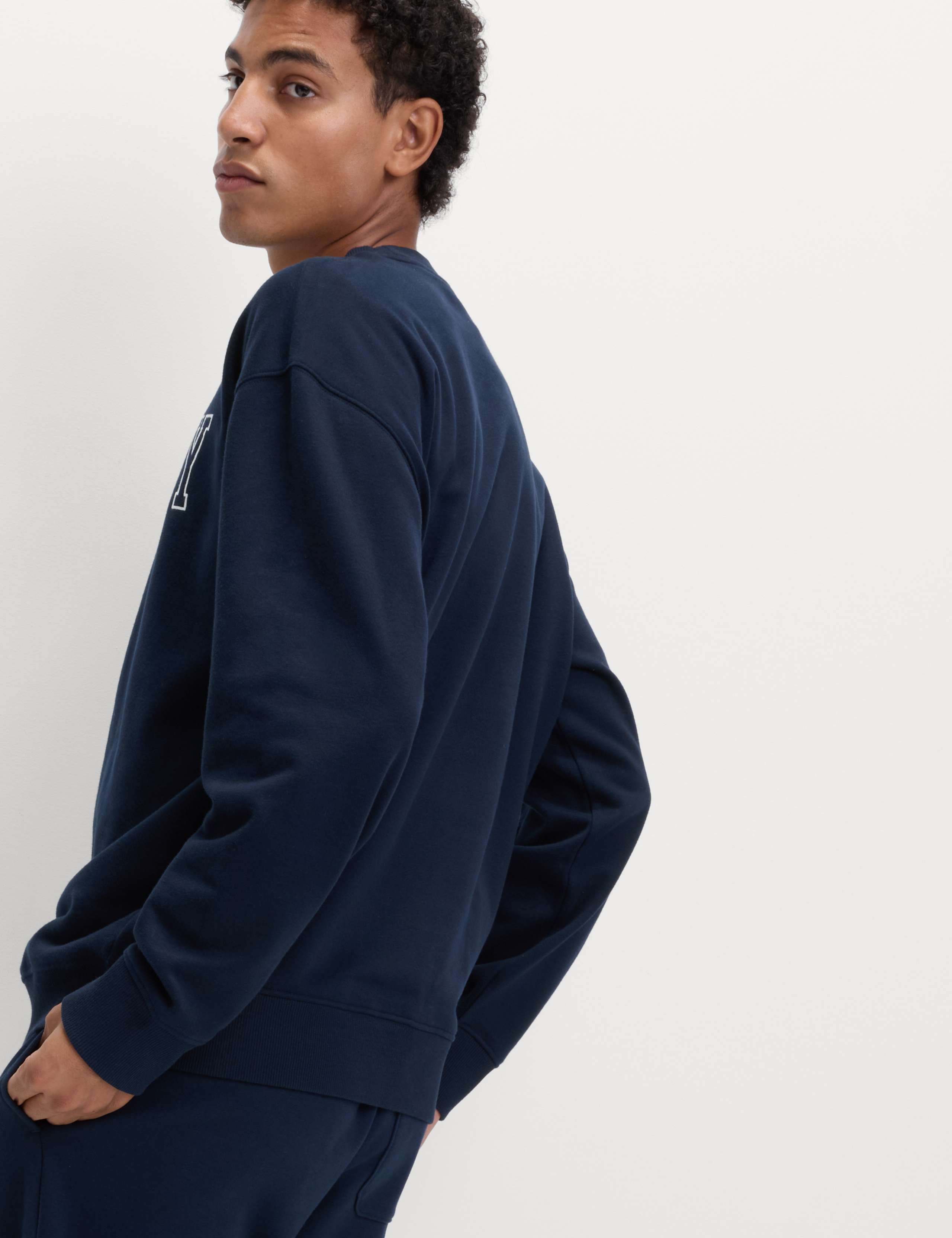 Cotton Rich Off Duty Loungewear Sweatshirt 4 of 4