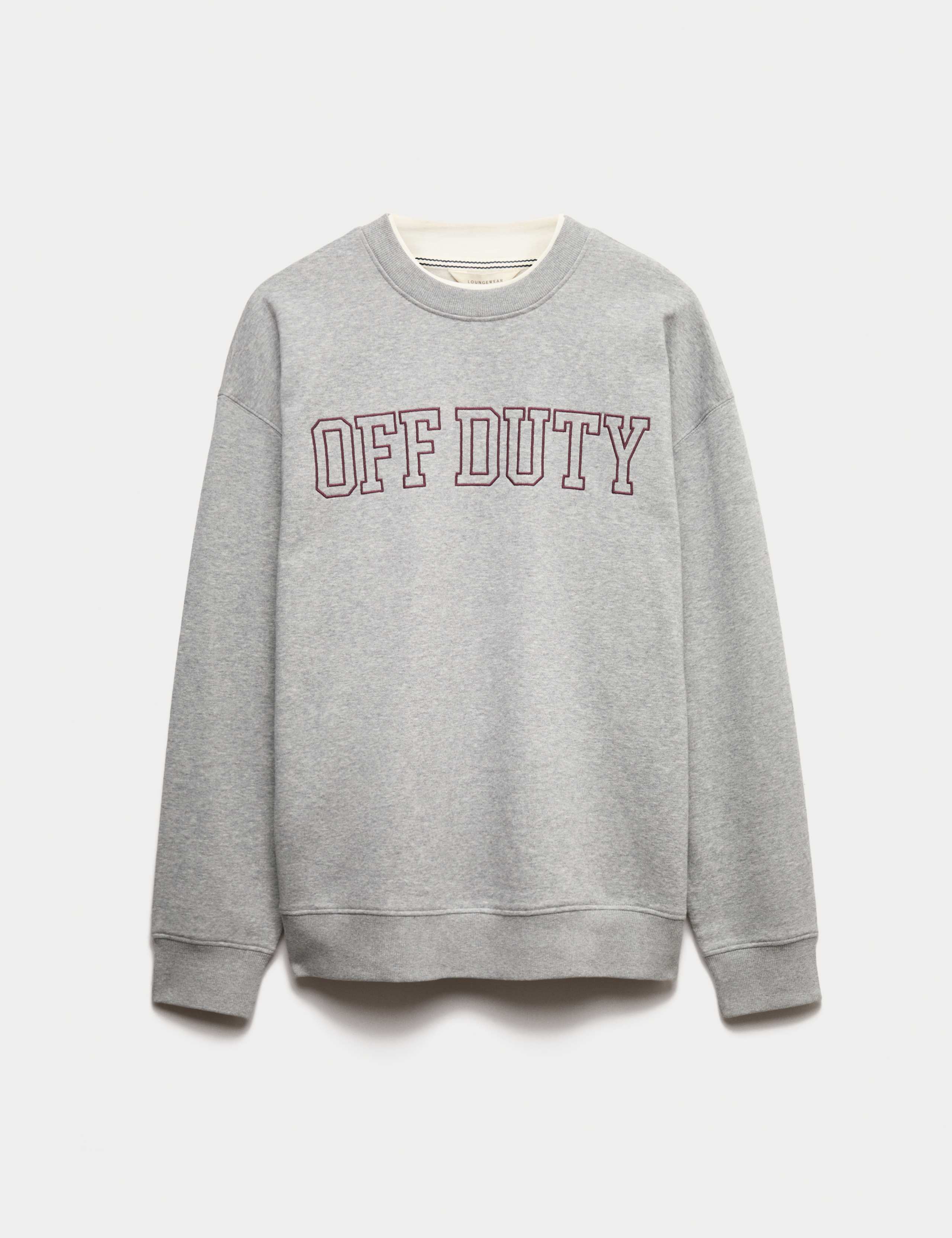 Cotton Rich Off Duty Loungewear Sweatshirt 2 of 5