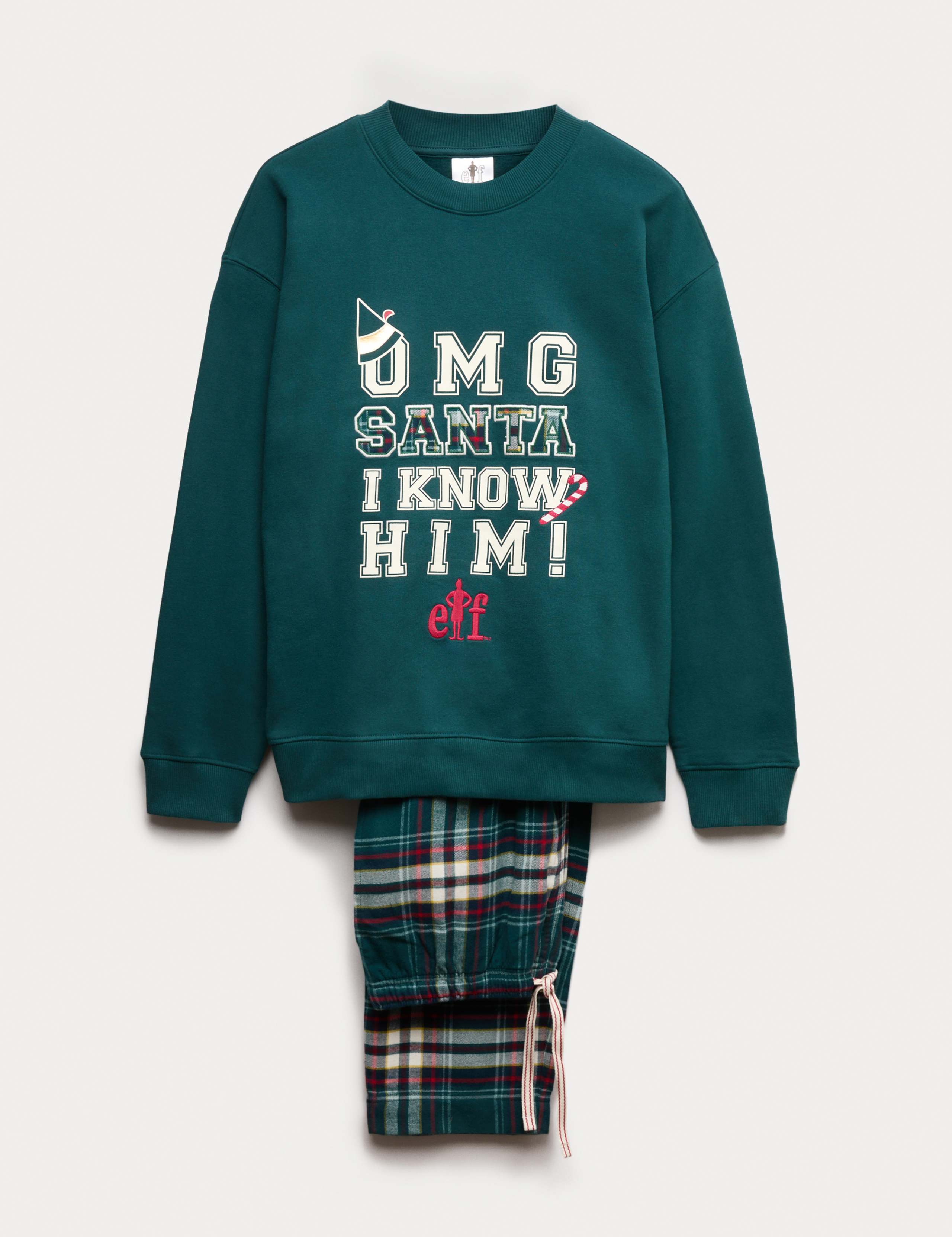 Cotton Rich Elf Family Christmas Pyjama Set 2 of 5