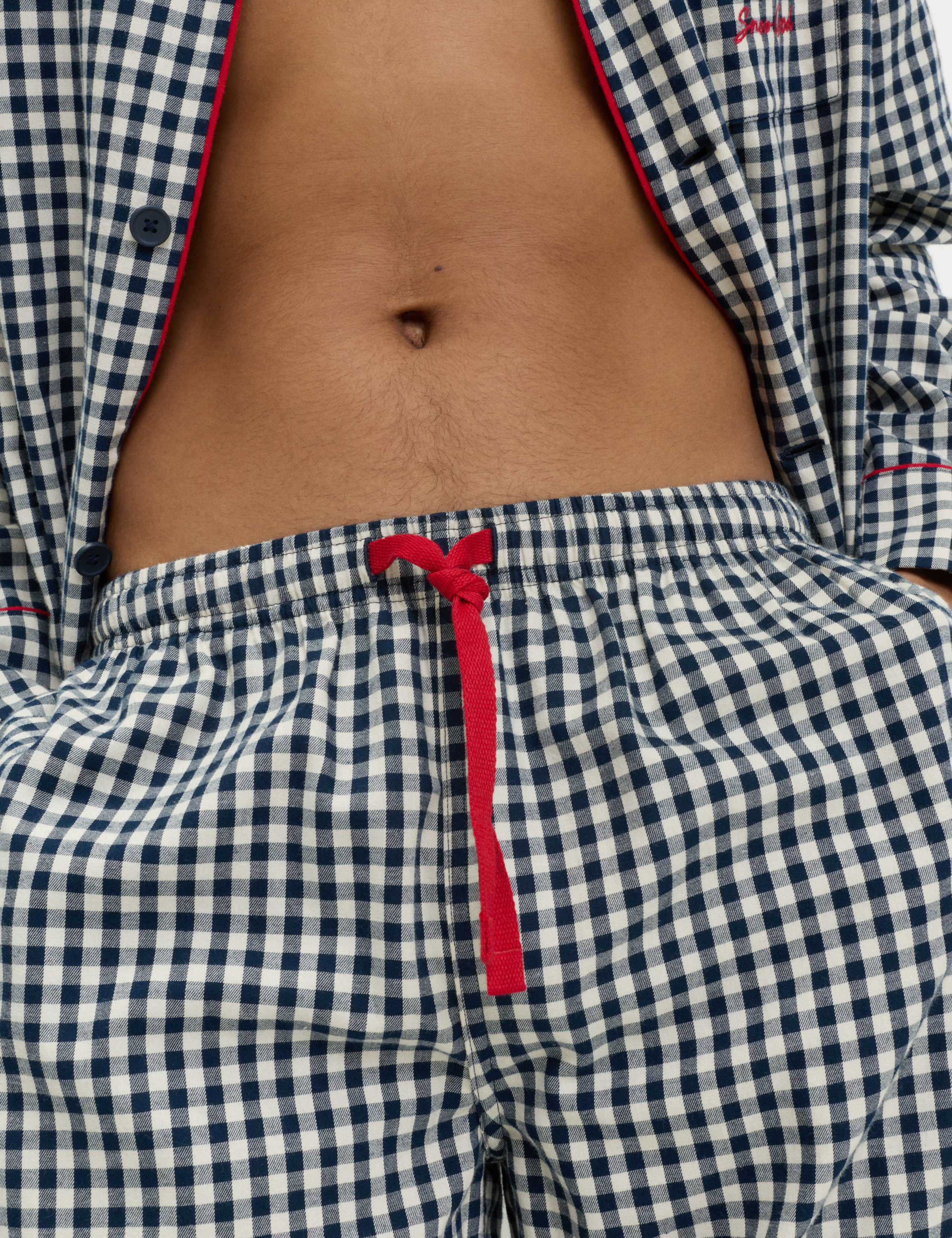 Pure Cotton Family Christmas Gingham Pyjama Set 5 of 6