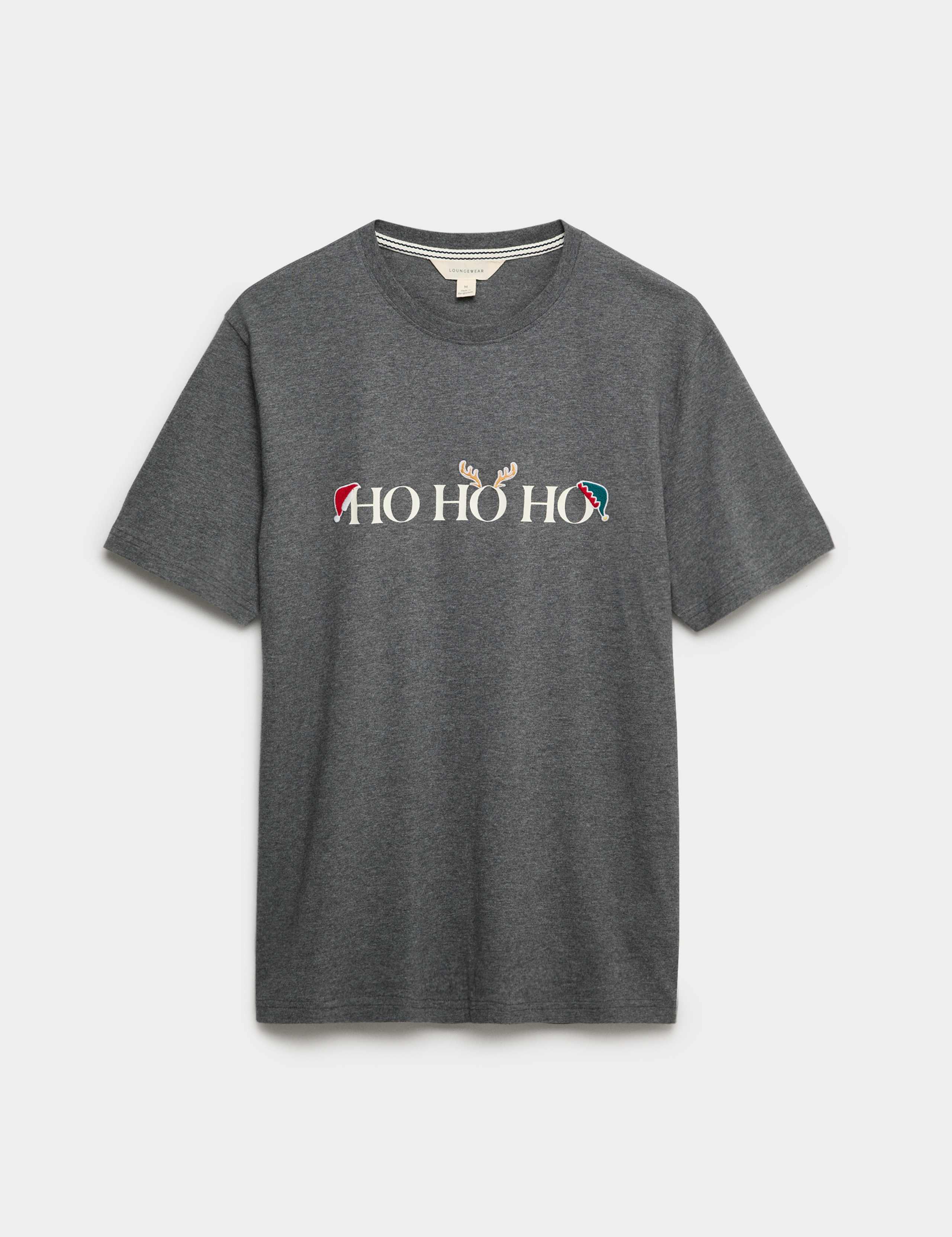 Pure Cotton Ho Ho Ho Loungewear Top 2 of 4