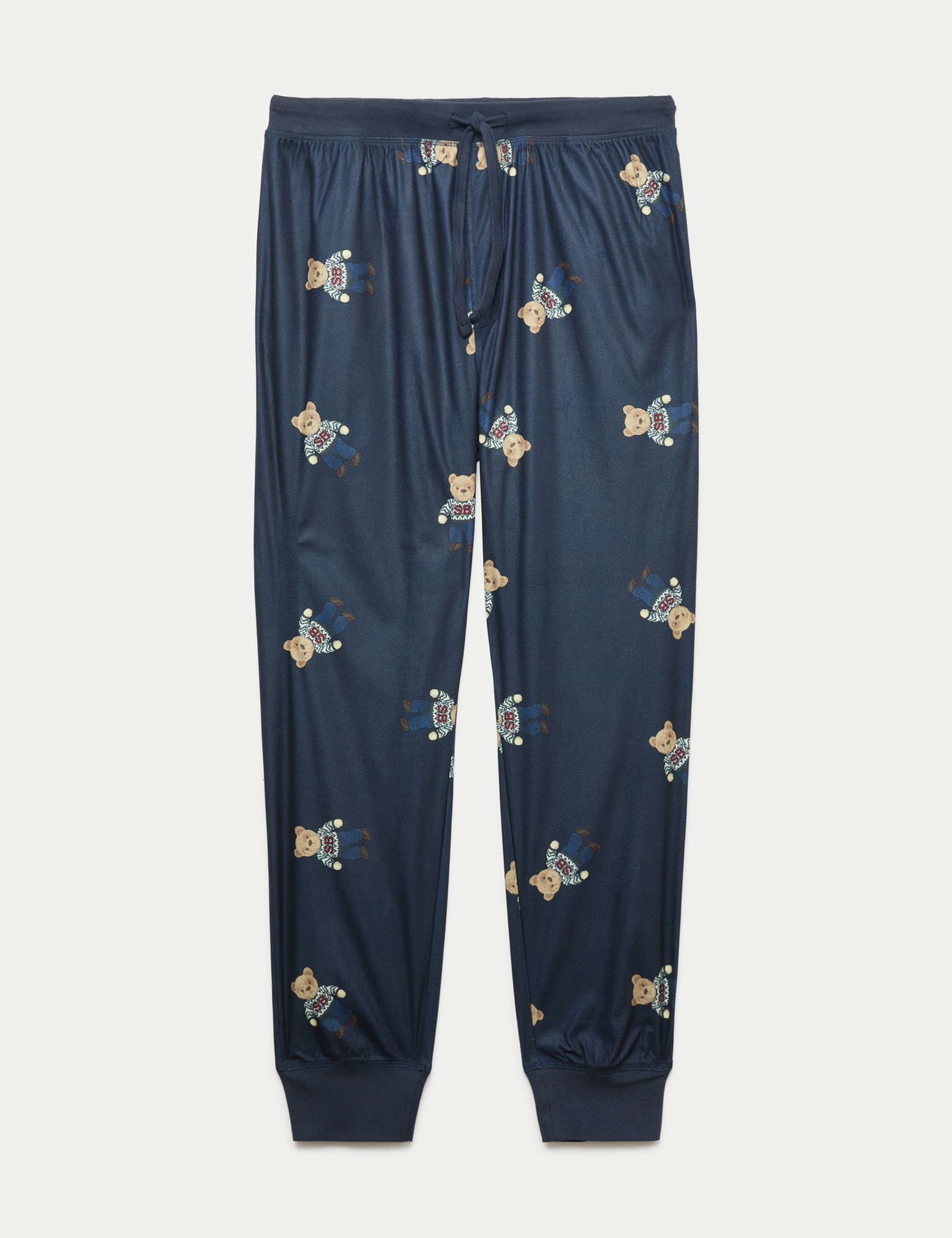 Pure Cotton Spencer Bear™ Print Joggers 2 of 5